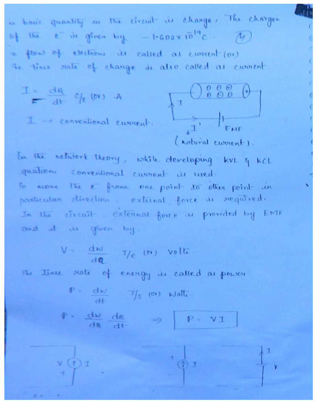 IES Electrical Engineering Hand Written Notes Network Theory - Page 3