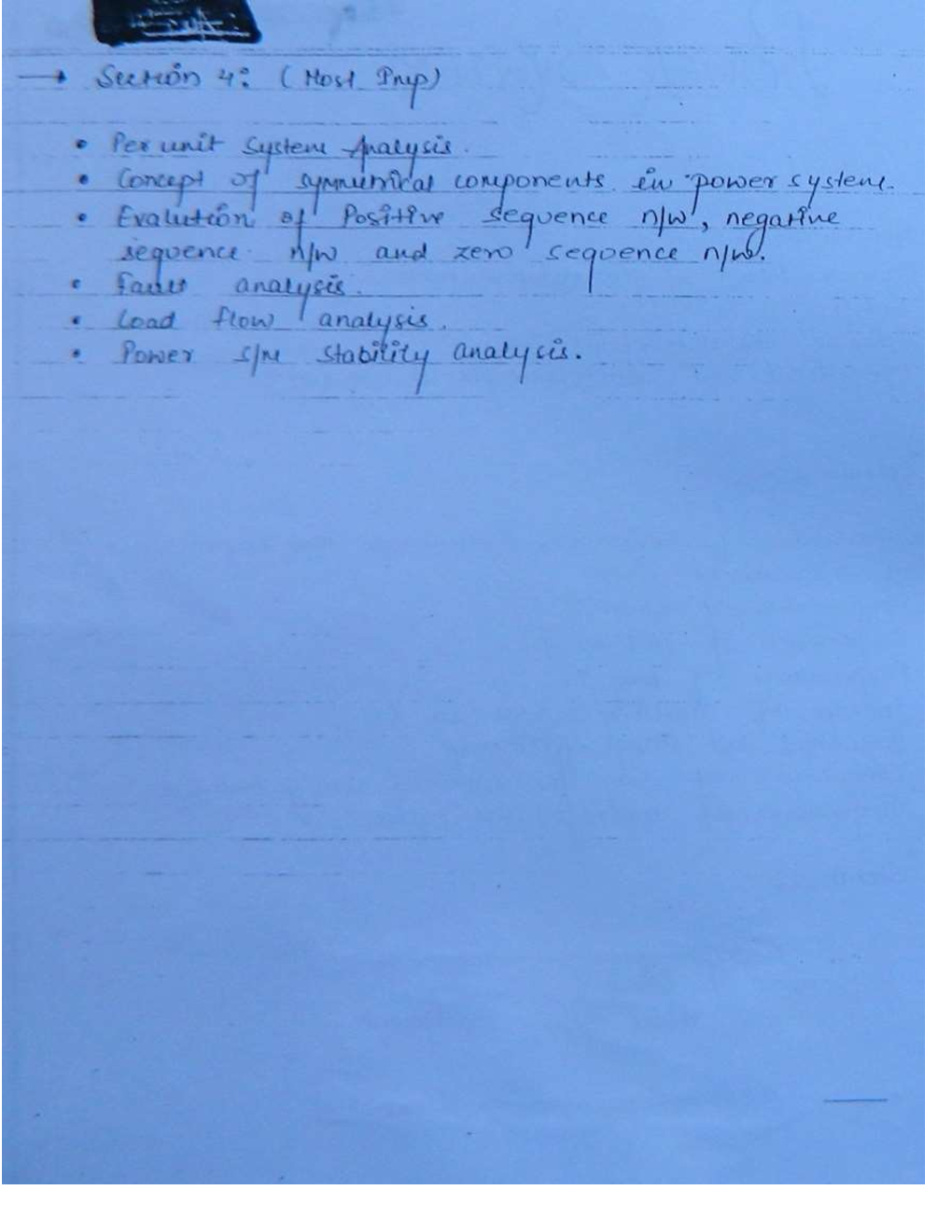 IES Electrical Engineering Hand Written Notes Power System - Page 3