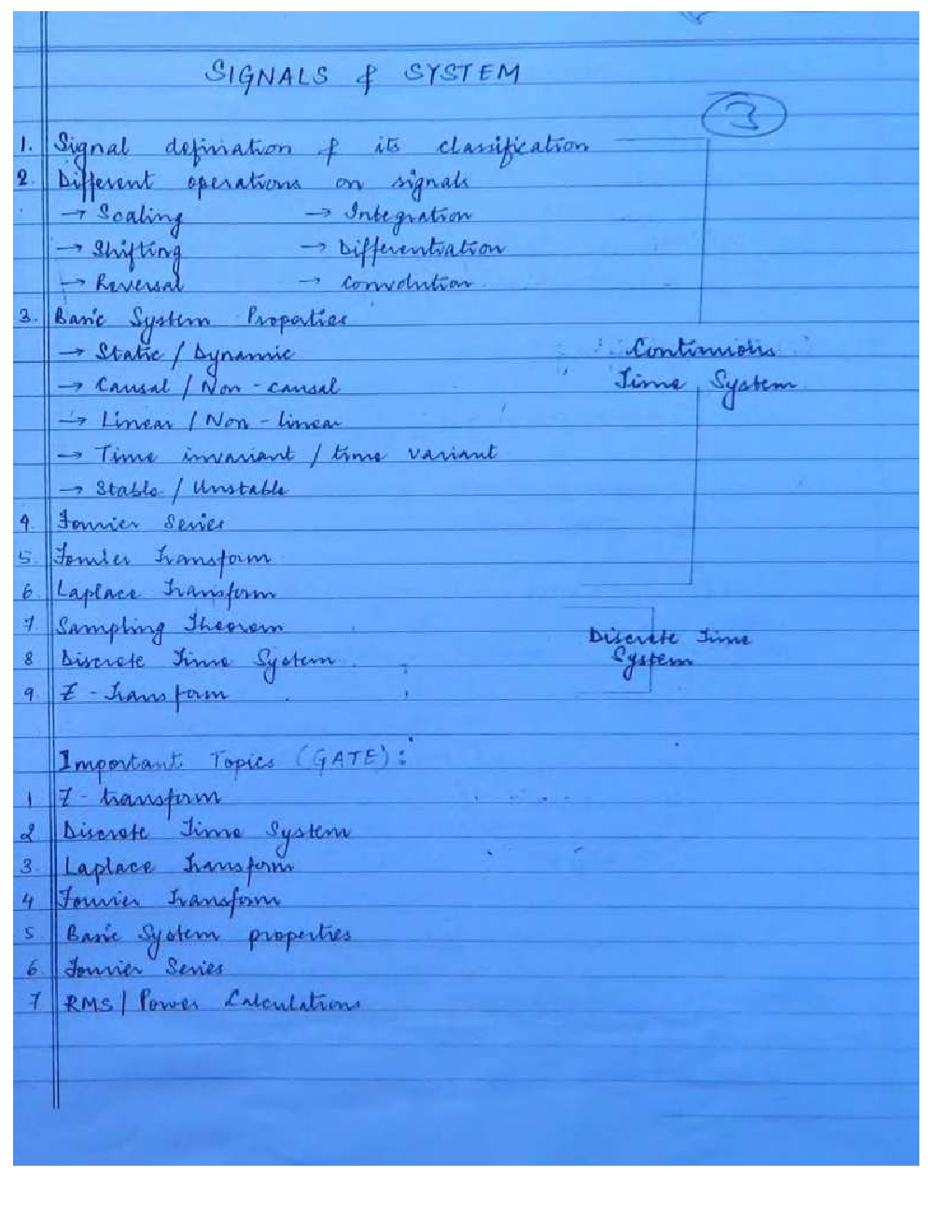 IES Electrical Engineering Hand Written Notes Signal and System - Page 2