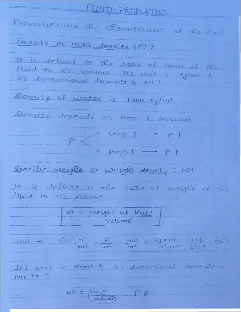 IES Mechanical Engineering Hand Written Notes Fluid Mechanics - Page 5