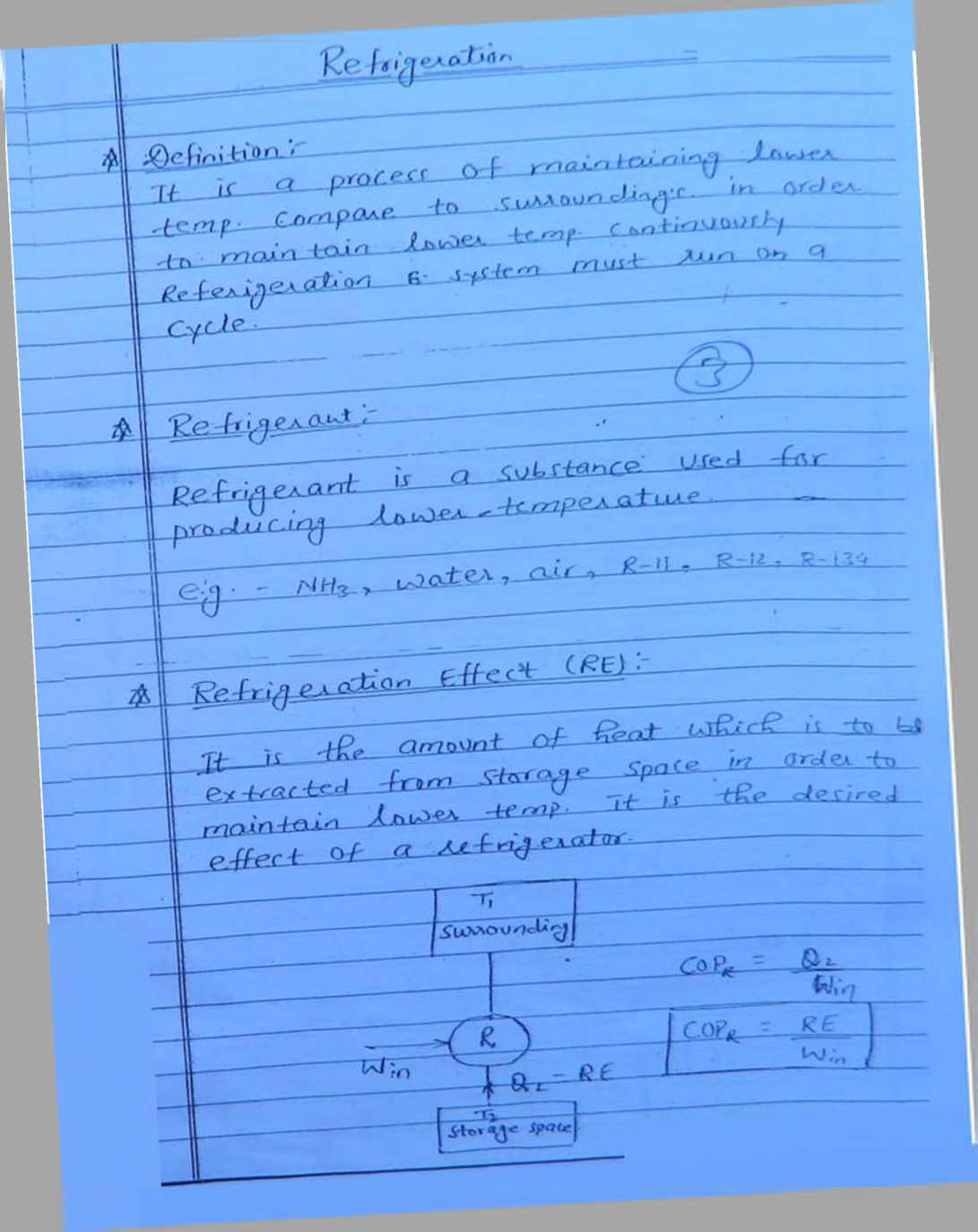 IES Mechanical Engineering Hand Written Notes Refregeration & Air Conditioning - Page 2