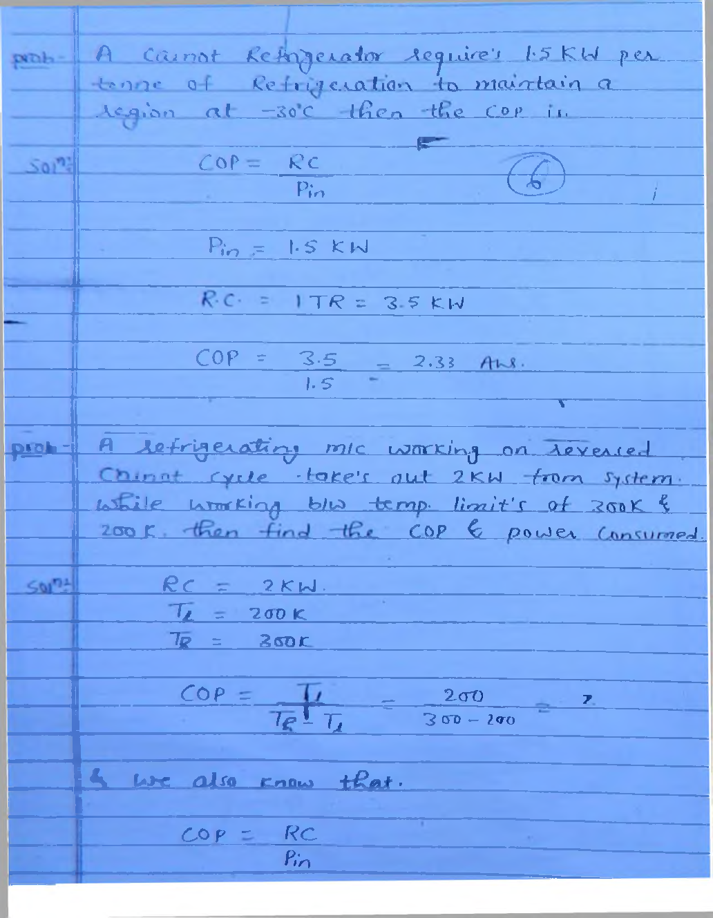 IES Mechanical Engineering Hand Written Notes Refregeration & Air Conditioning - Page 5