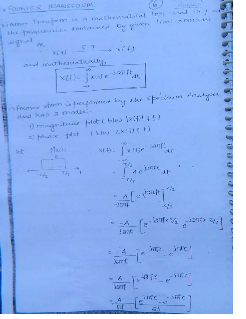 Electronics & Telecommunication Hand Written Notes Communication System - Page 5