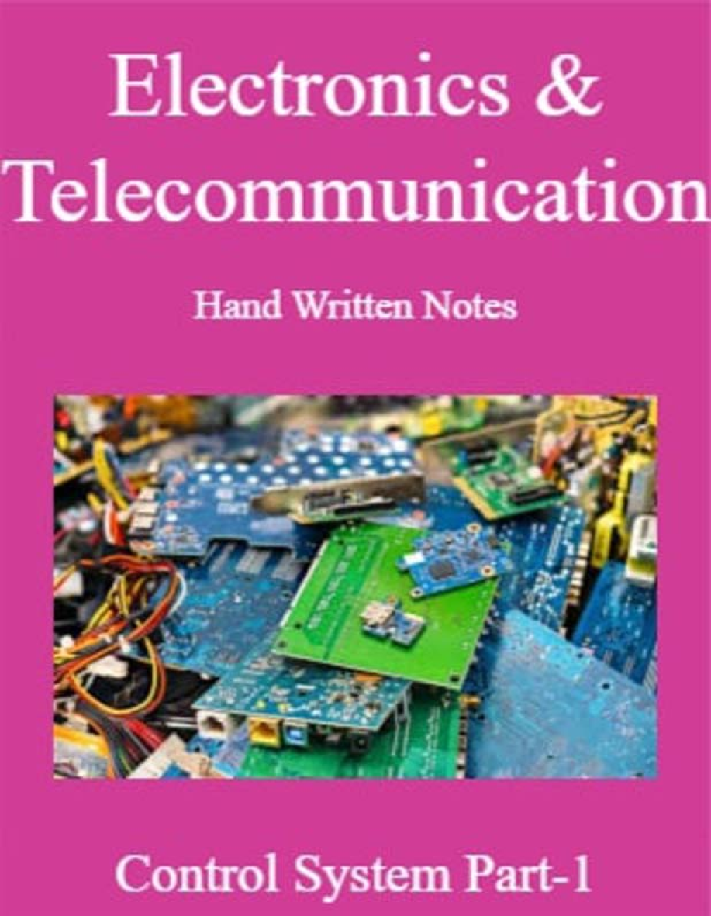 Electronics & Telecommunication Hand Written Notes Control System Part-1 - Page 1