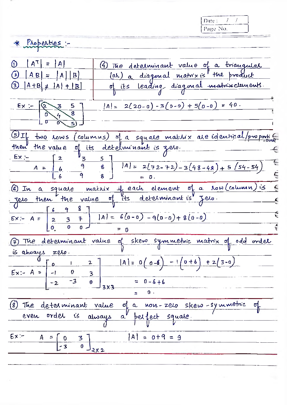 Electronics & Telecommunication Hand Written Notes Engineering Mathematics - Page 5