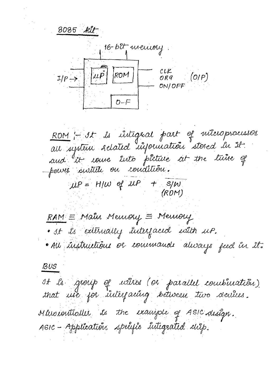 Electronics & Telecommunication Hand Written Notes Microprocessor - Page 4