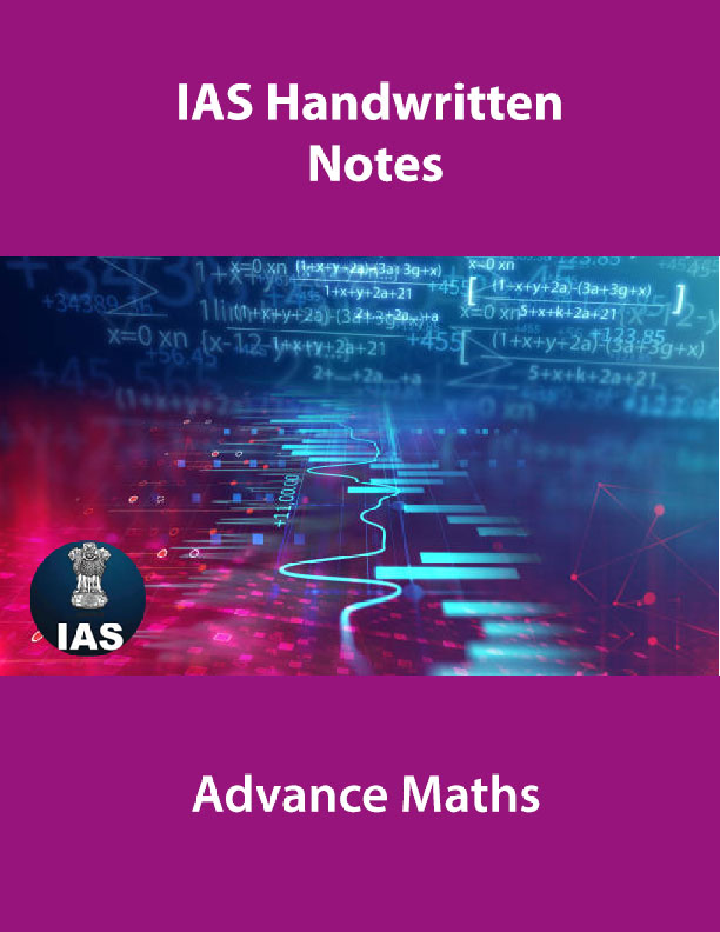 IAS Handwritten Notes Advance Maths - Page 1