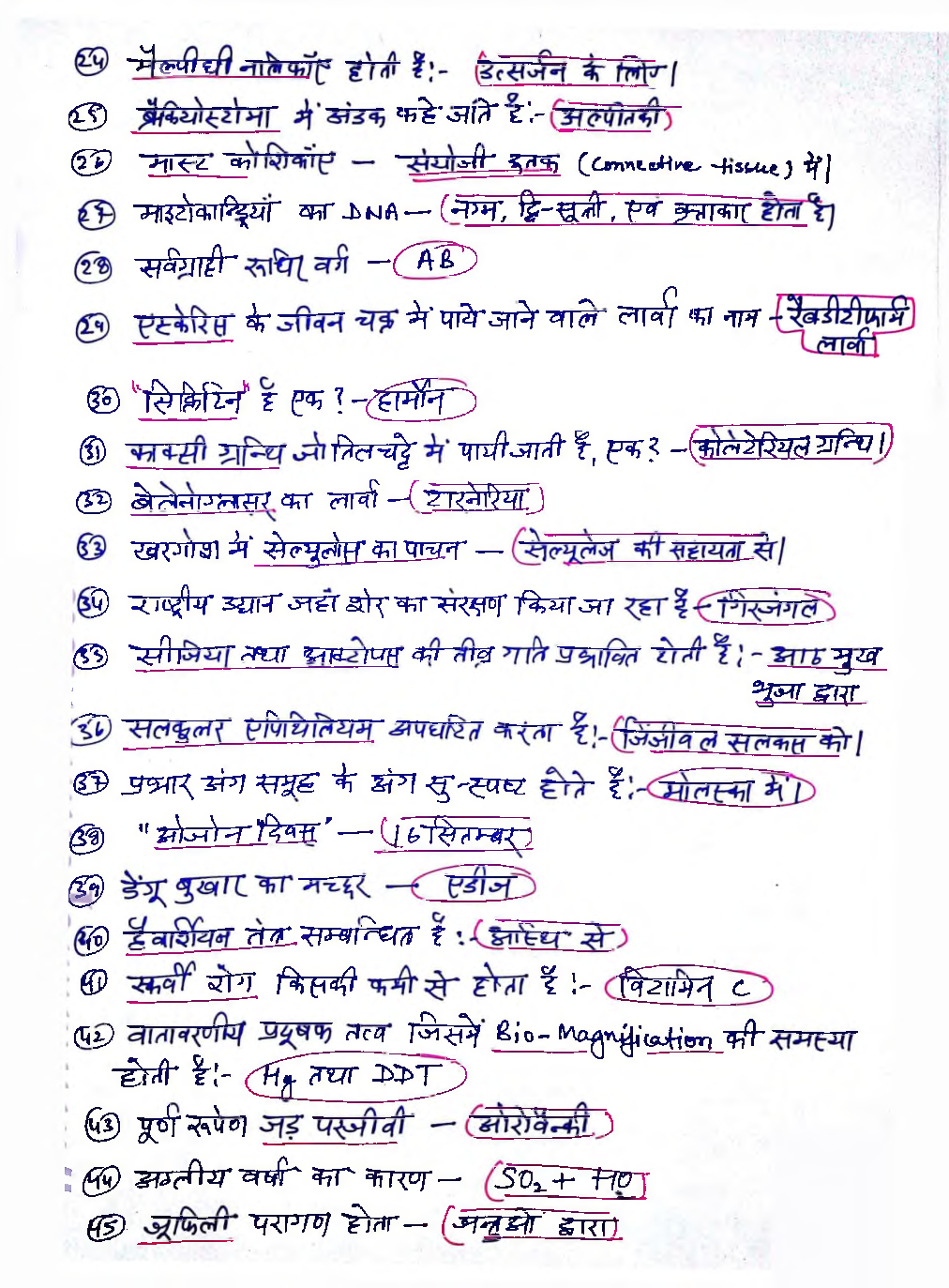 IAS Handwritten Notes Biology Part 1 - Page 3