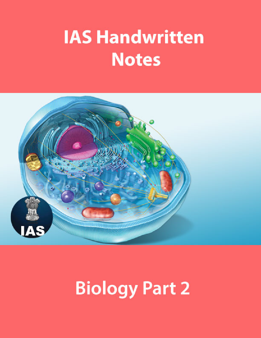 IAS Handwritten Notes Biology Part 2 - Page 1