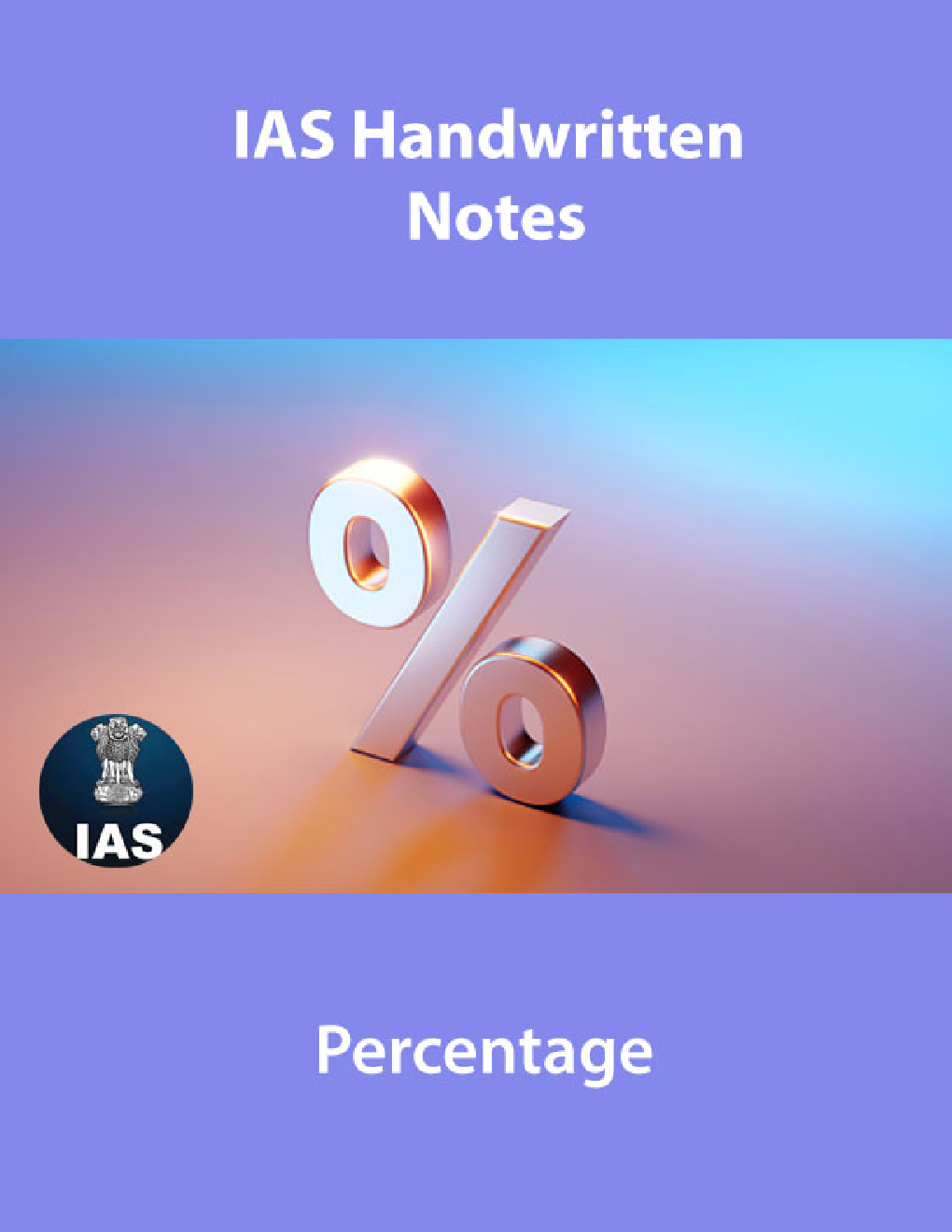 IAS Handwritten Notes Percentage - Page 1