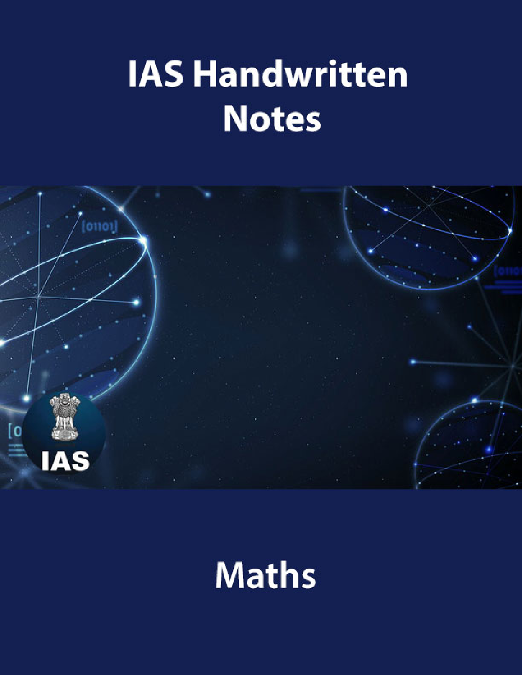 IAS Handwritten Notes Maths - Page 1