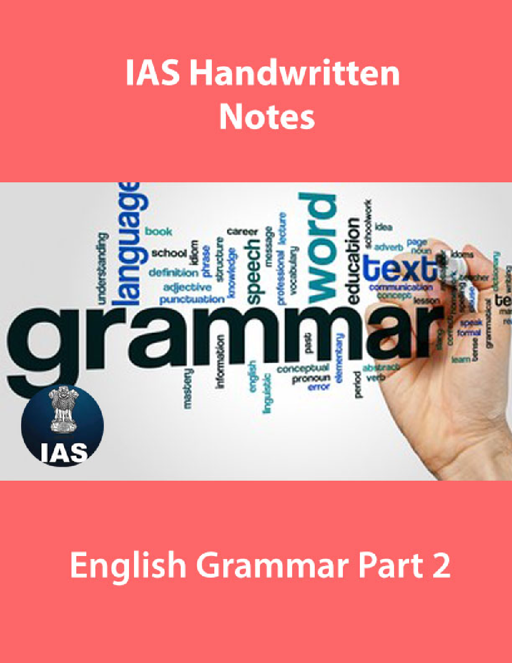 IAS Handwritten Notes English Grammar Part 2 - Page 1