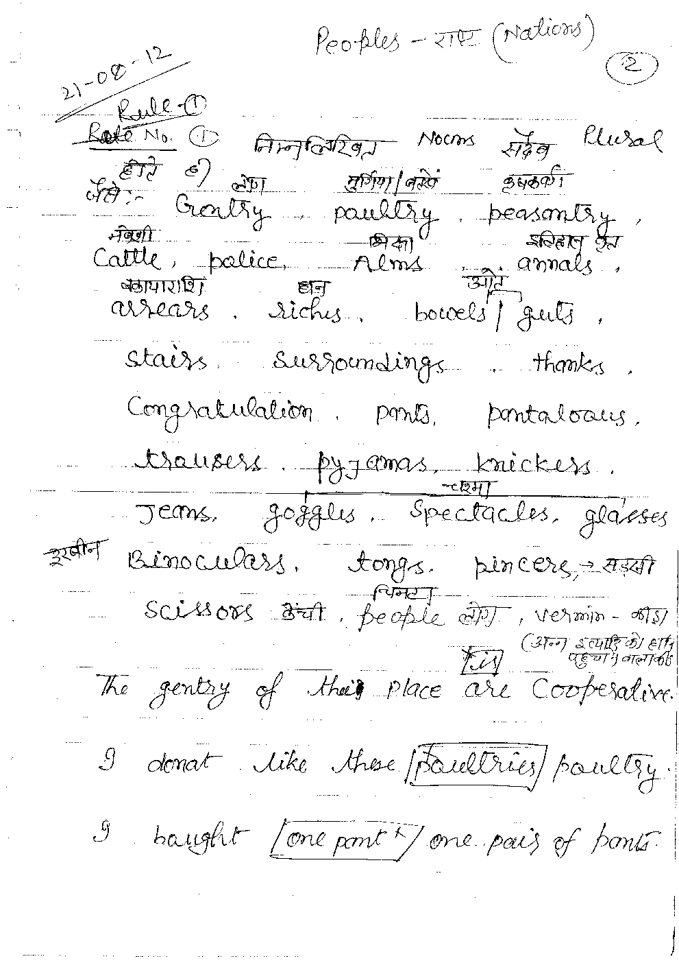 IAS Handwritten Notes English Grammar Part 2 - Page 4