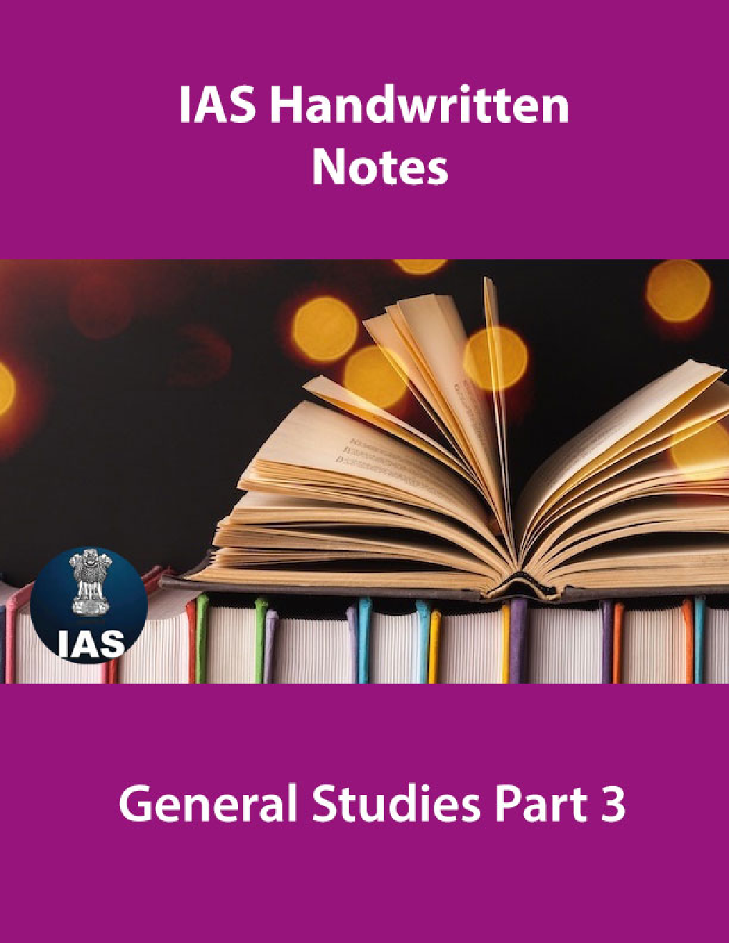 IAS Handwritten Notes General Studies Part 3 - Page 1