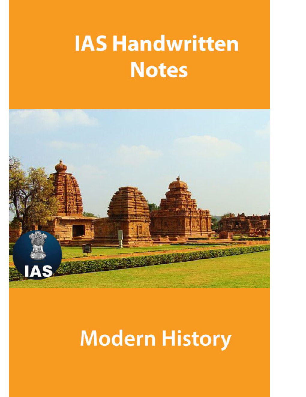 IAS Handwritten Notes Modern History - Page 1