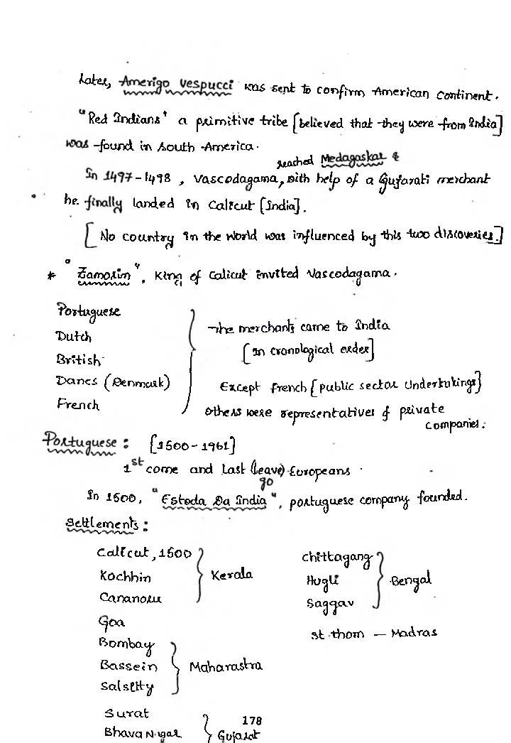 IAS Handwritten Notes Modern History - Page 3