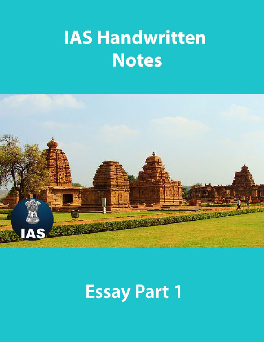 IAS Handwritten Notes Essay Part 1 - Page 1