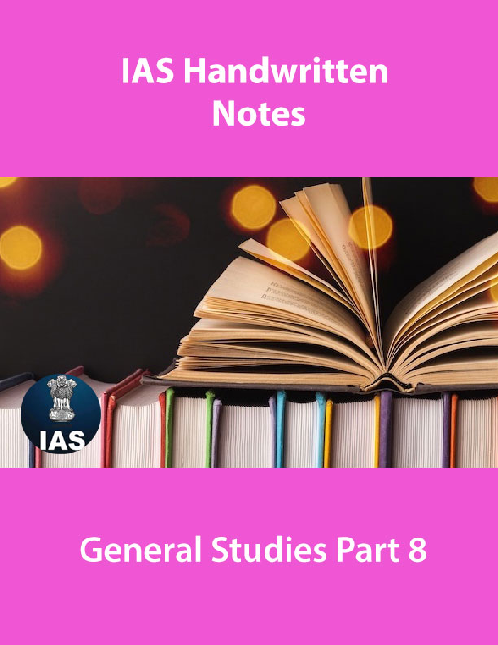 IAS Handwritten Notes General Studies Part 8 - Page 1