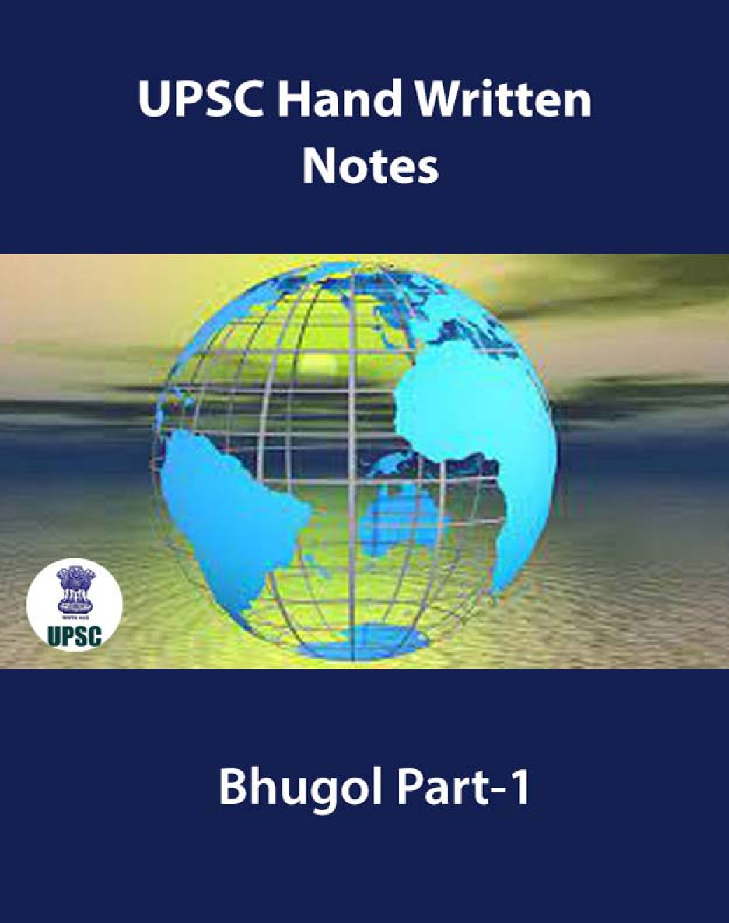 UPSC Hand Written Notes Bhugol Part-1 - Page 1