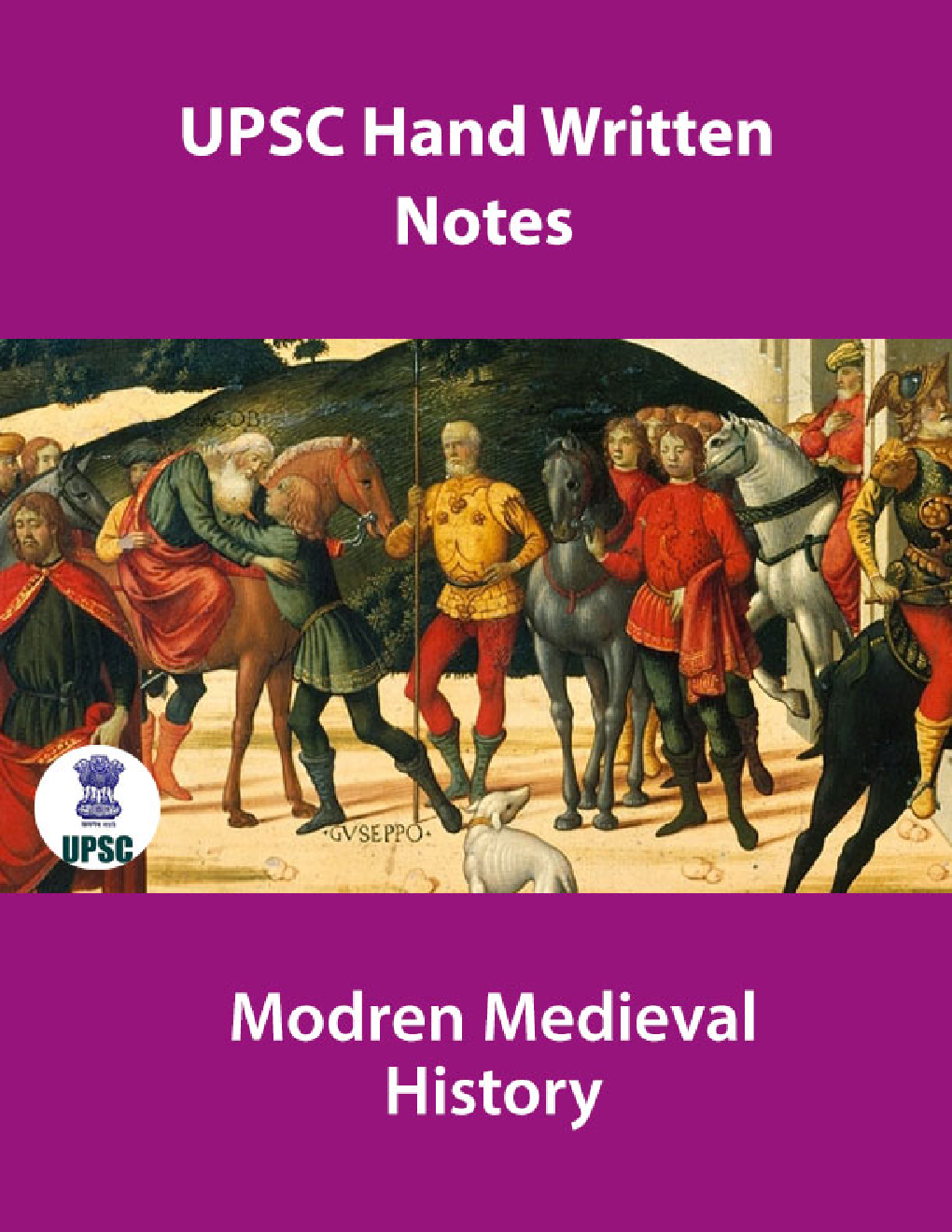UPSC Hand Written Notes  Modren Medieval History - Page 1