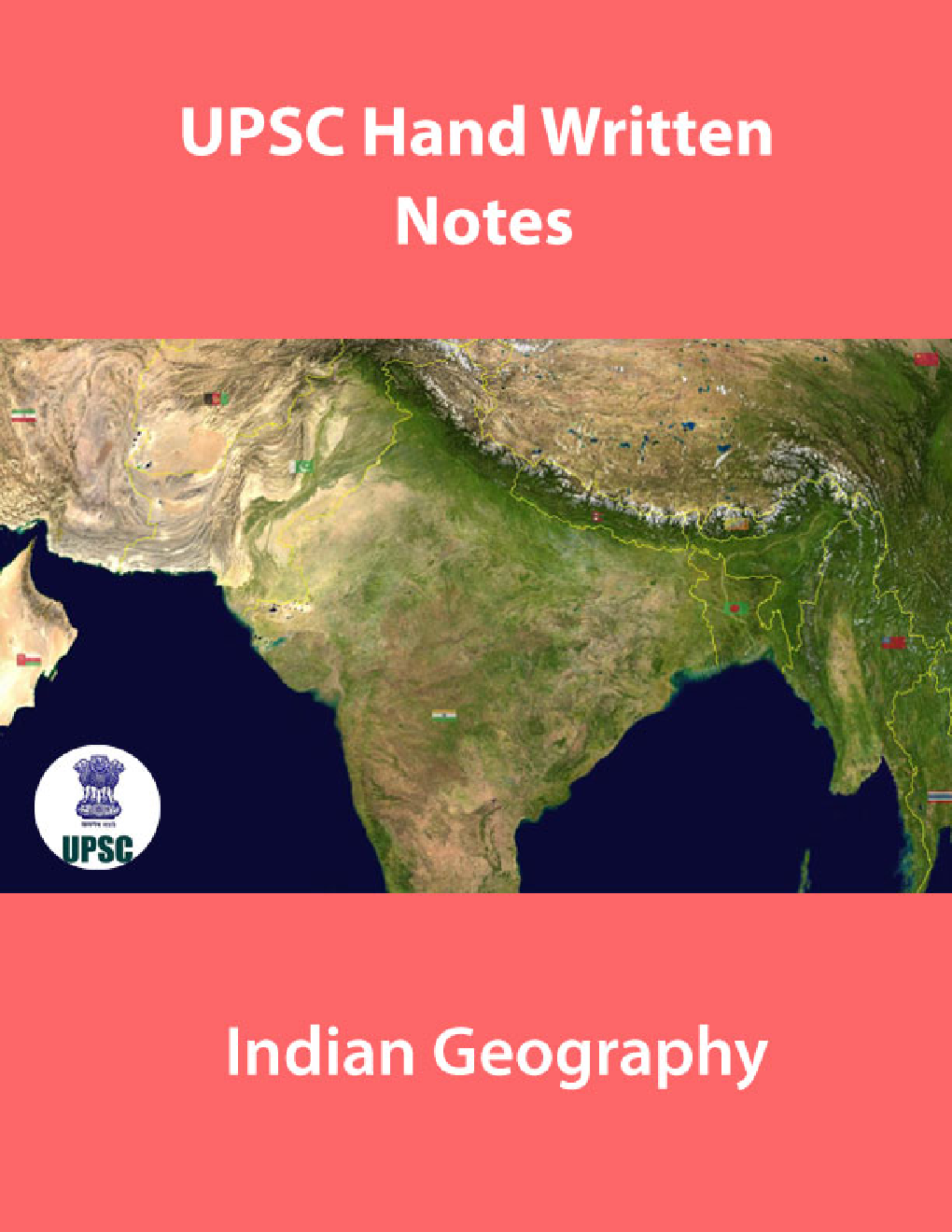 UPSC Hand Written Notes Indian Geography - Page 1