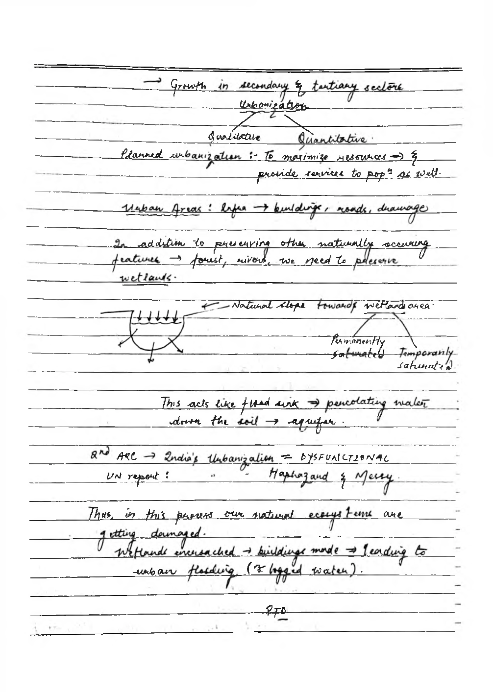 UPSC Hand Written Notes  Disasrter Management - Page 4
