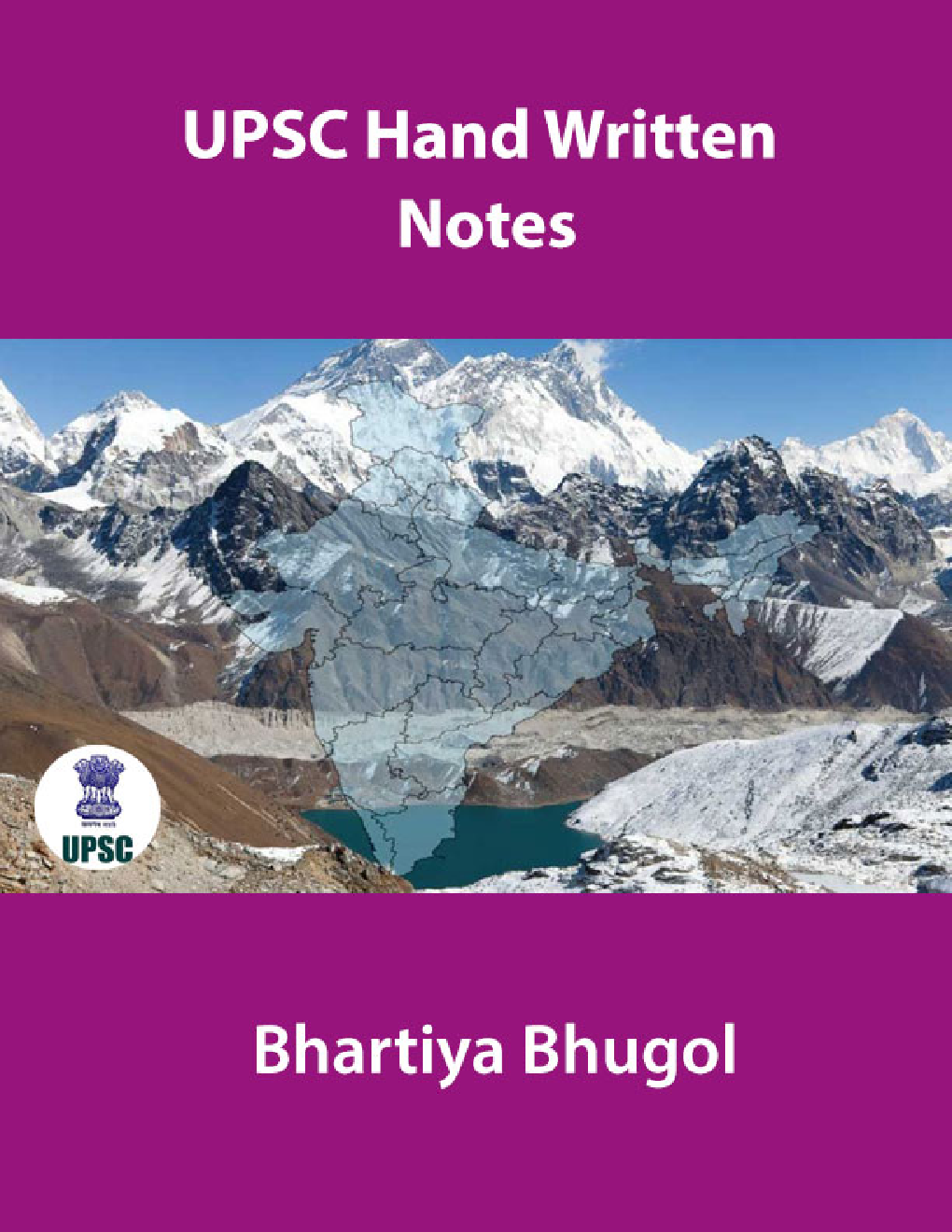 UPSC Hand Written Notes Bhartiya Bhugol - Page 1