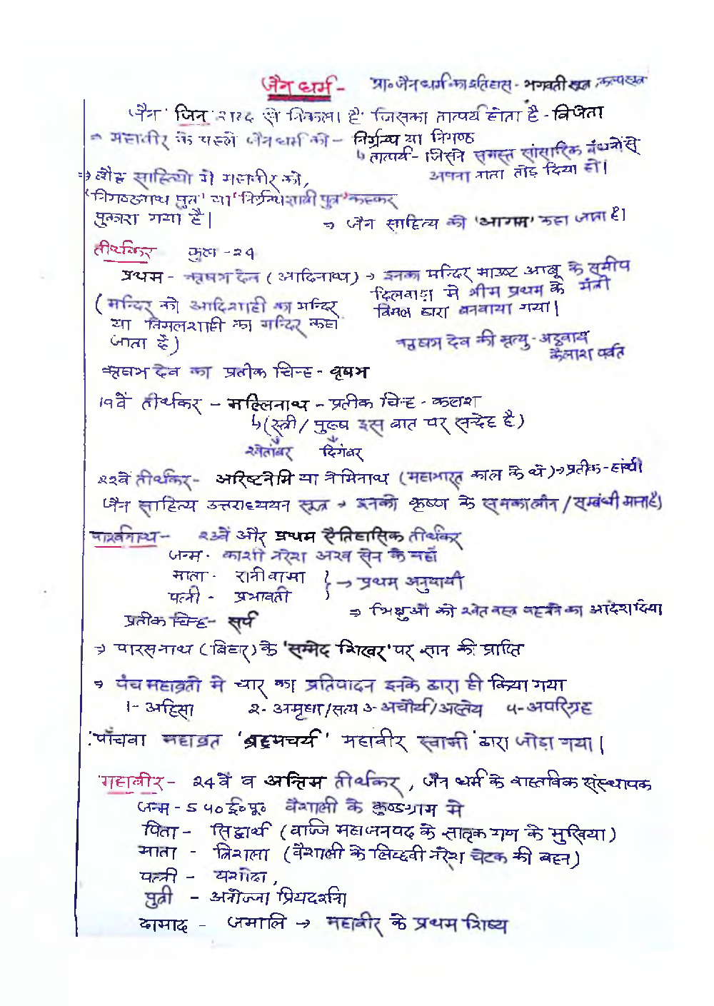 UPSC Hand Written Notes Dharmik Drishti - Page 5