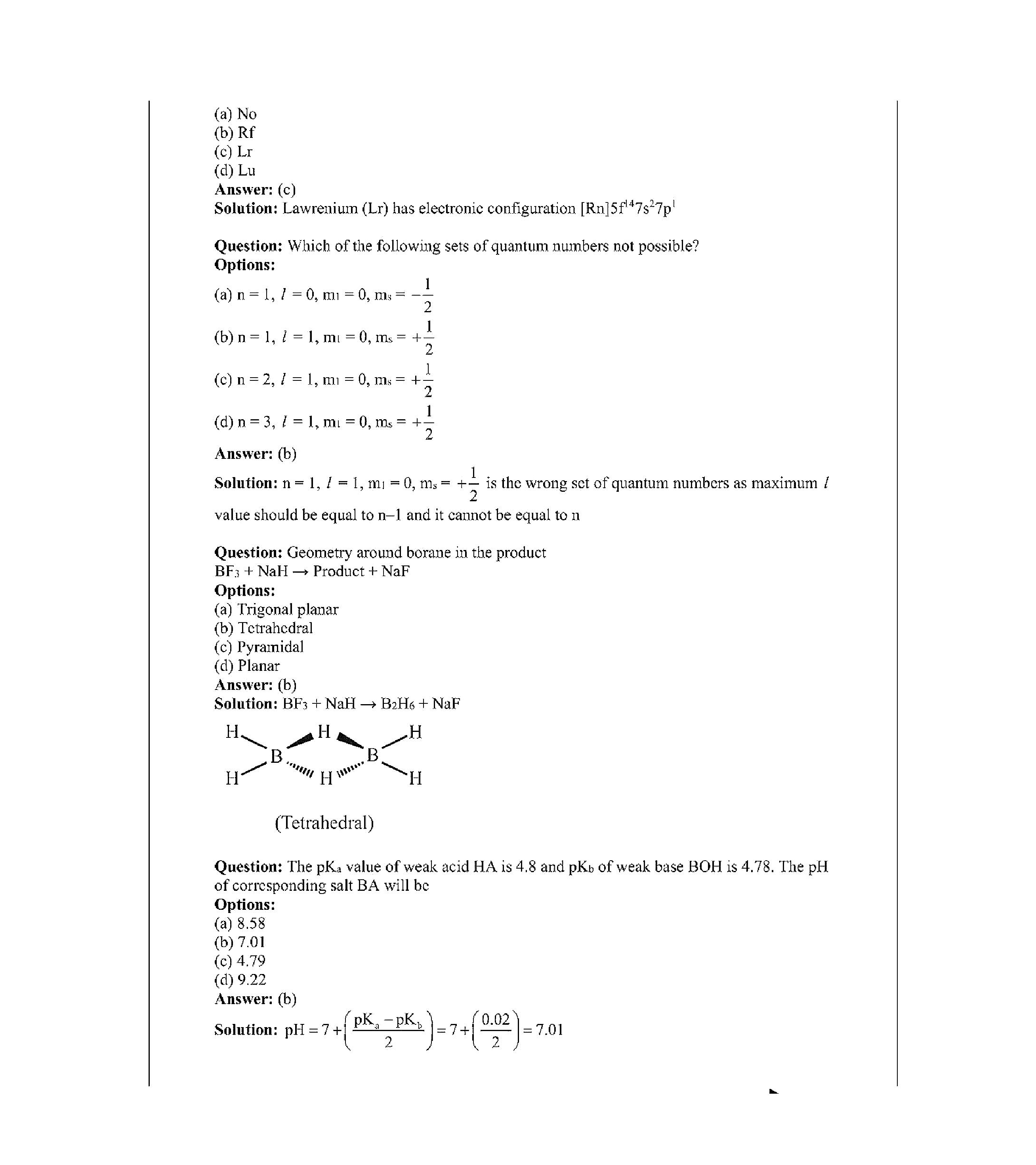 IIT JEE Main Chemistry Question Paper With Solution 2022(Shift-1) - Page 4