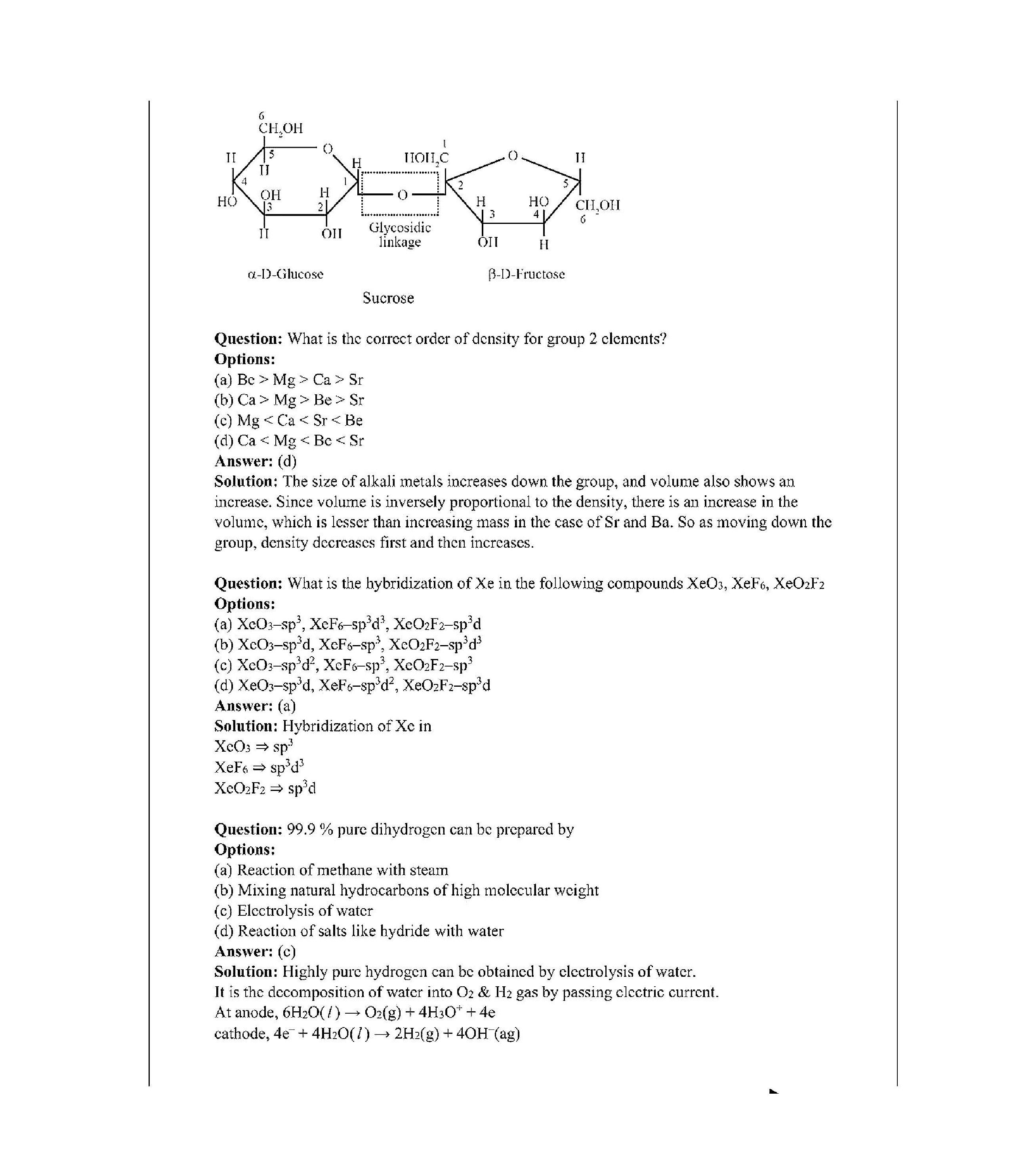 IIT JEE Main Chemistry Question Paper With Solution 2022 (Shift-2) - Page 3