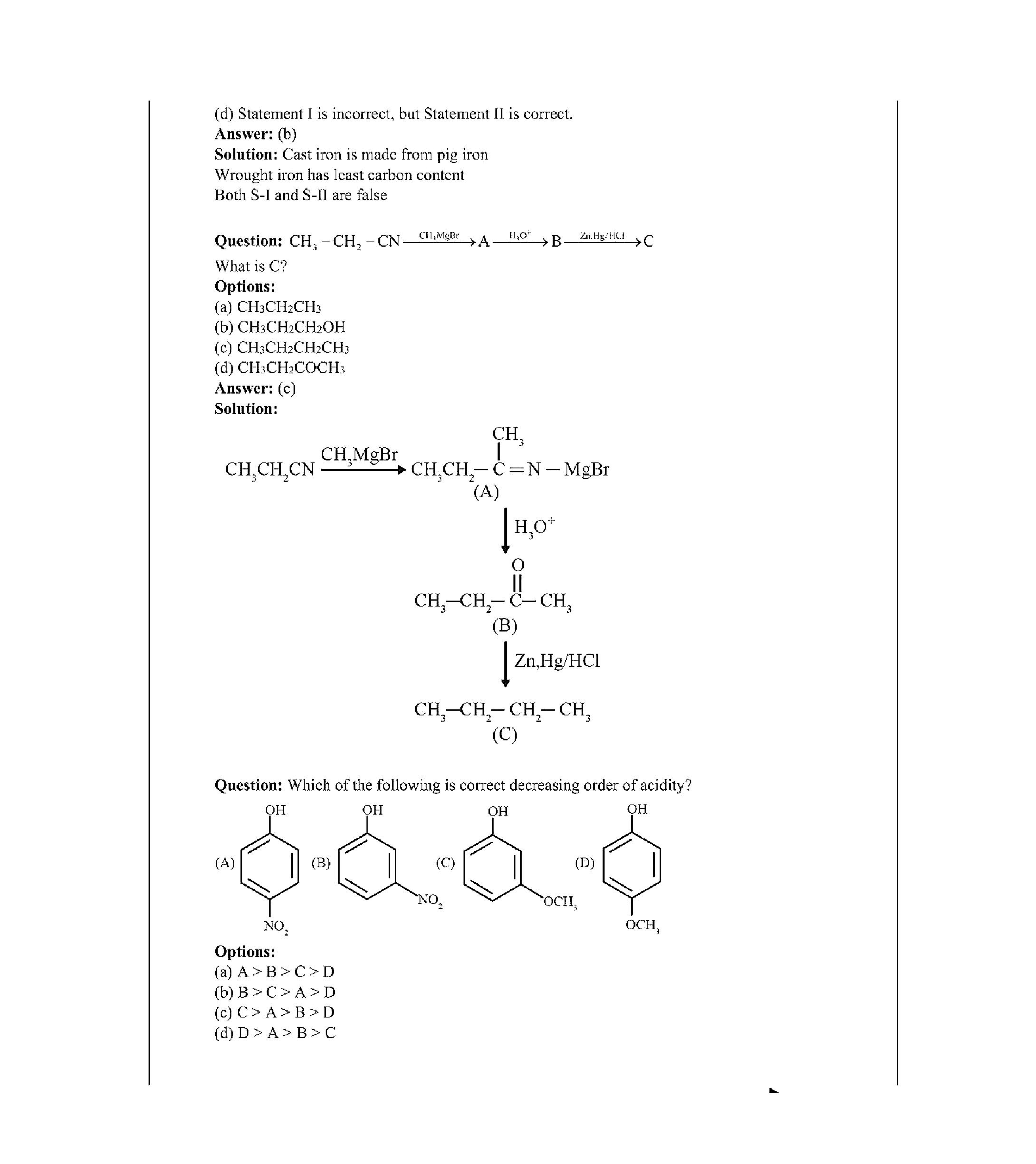 IIT JEE Main Chemistry Question Paper With Solution 2022 (Shift-2) - Page 5