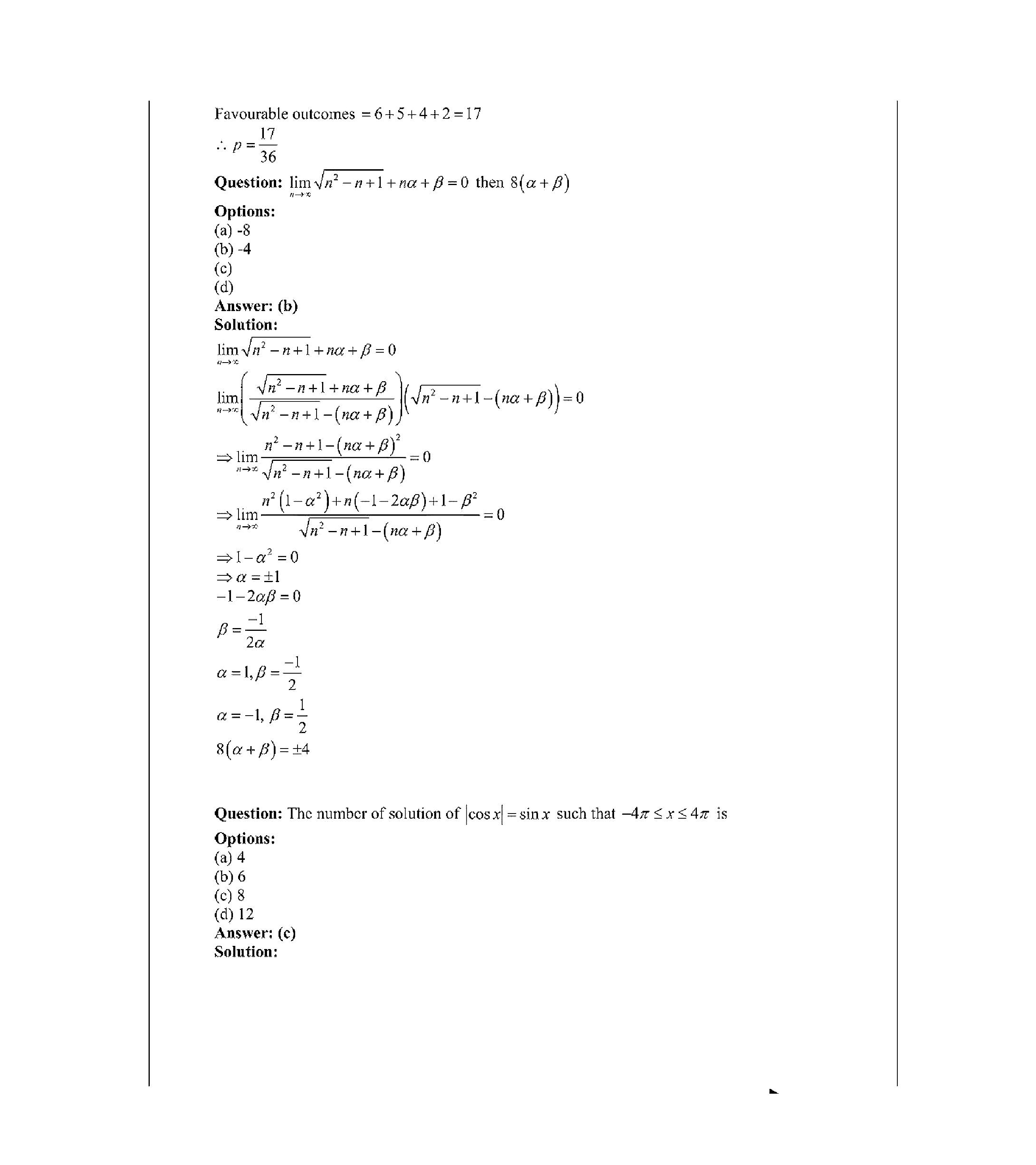 IIT JEE Main Maths Question Paper With Solution 2022 (Shift-1) - Page 3