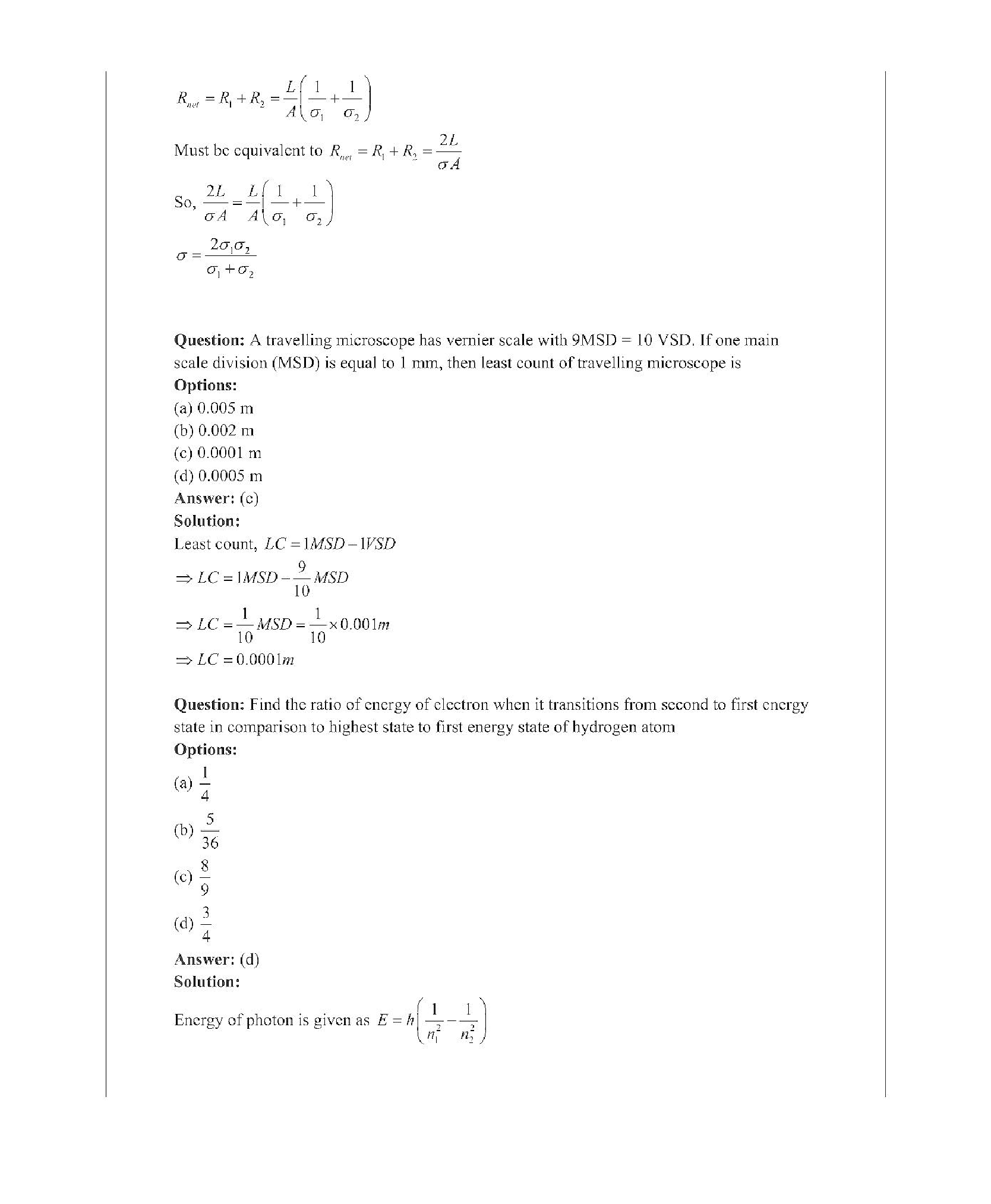 IIT JEE Main PCM Question Paper With Solution (Shift-1) - Page 3
