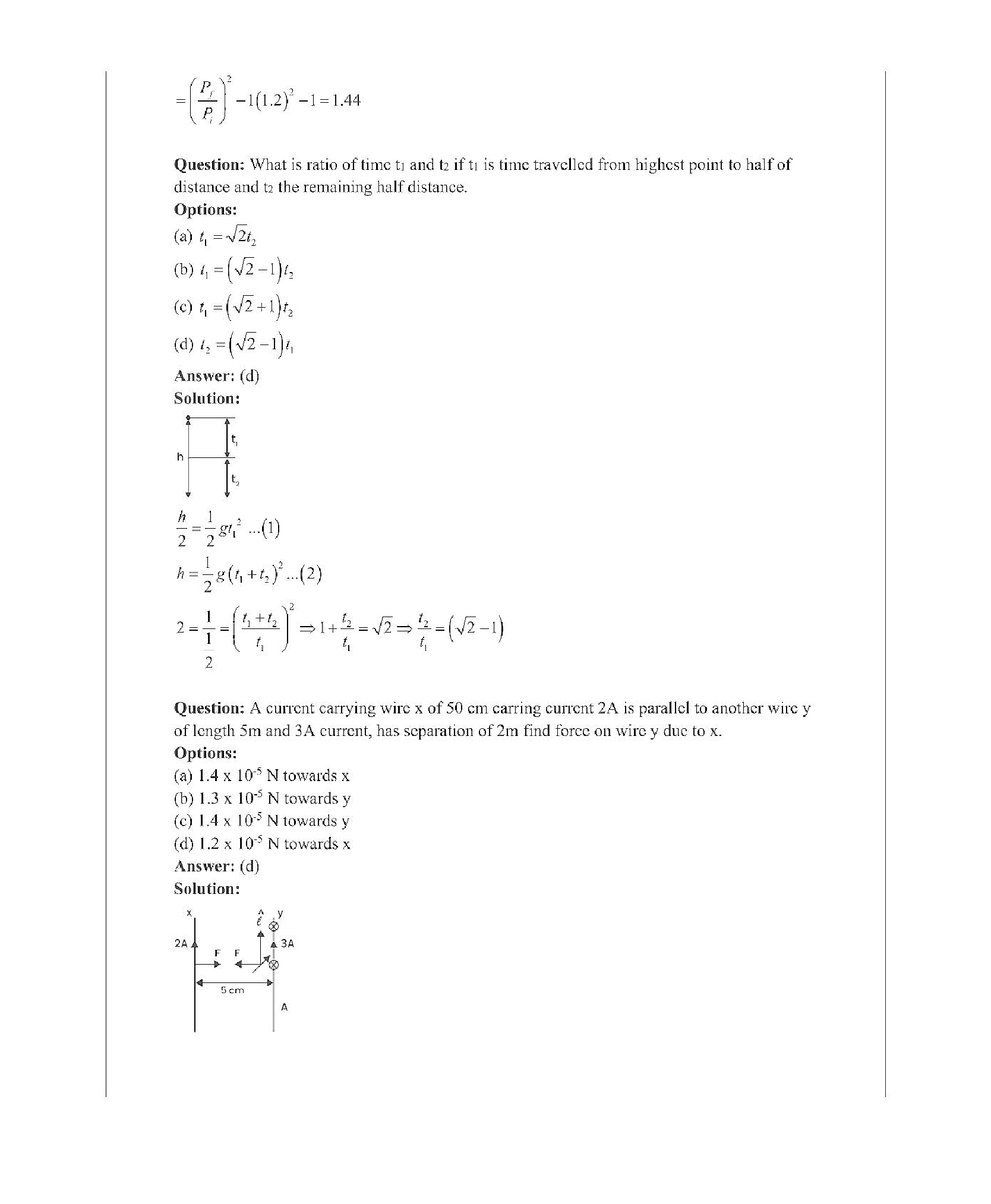 IIT JEE Main PCM Question Paper With Solution (Shift-2) - Page 3