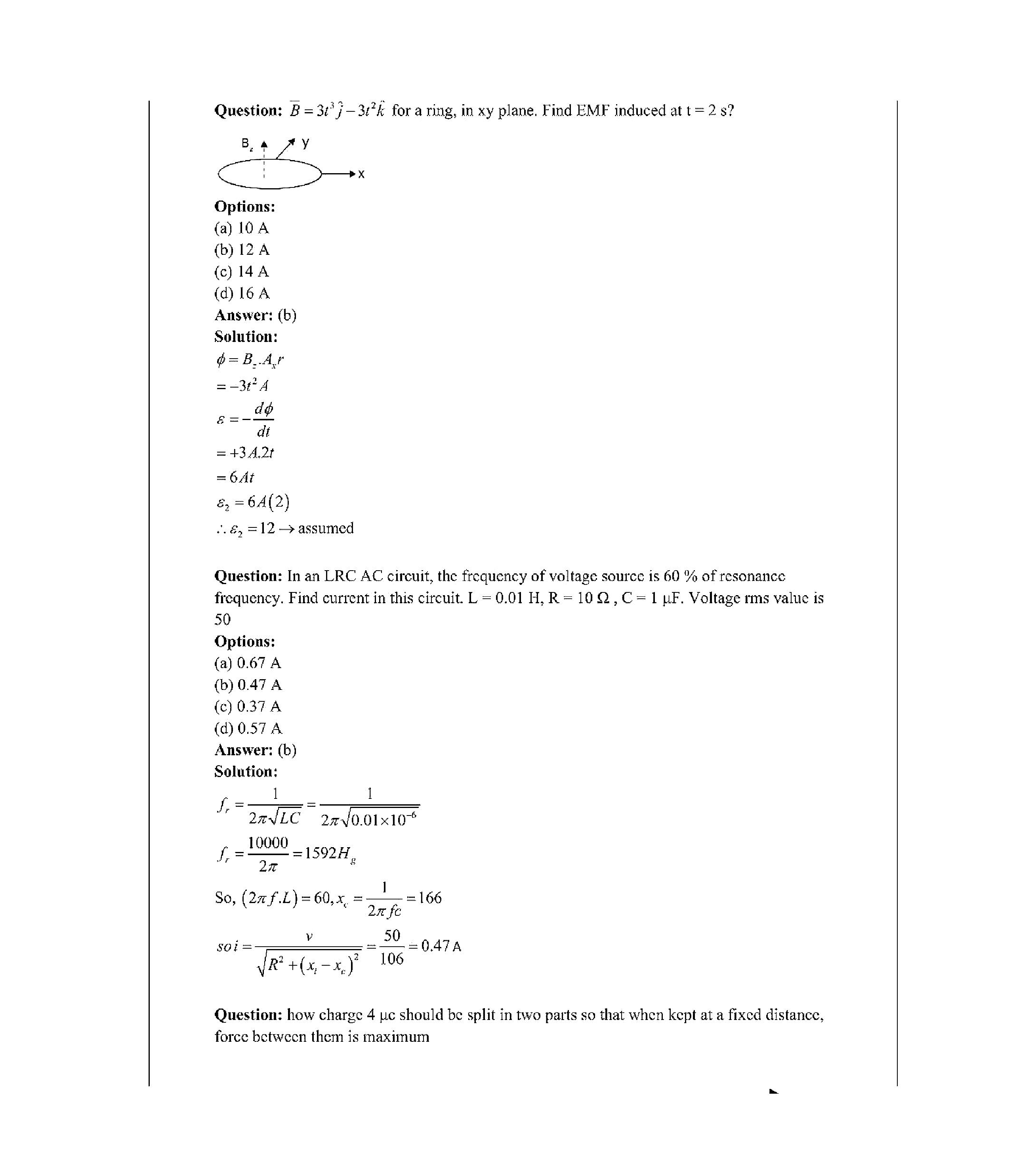 IIT JEE Main Physics Question Paper With Solution 2022 (Shift-2) - Page 4