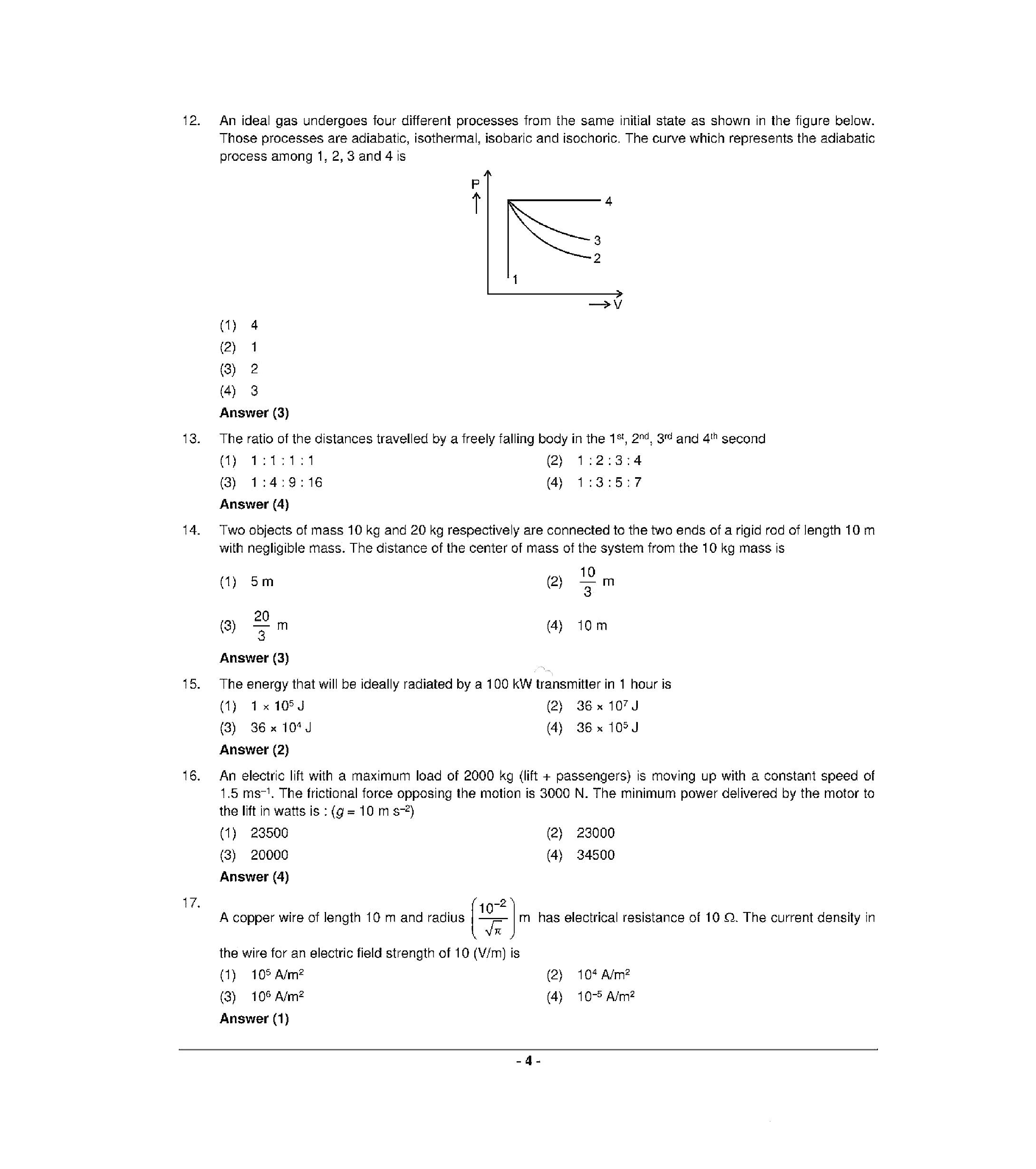 NEET 2022 Question Paper with Answer key (R6) - Page 4