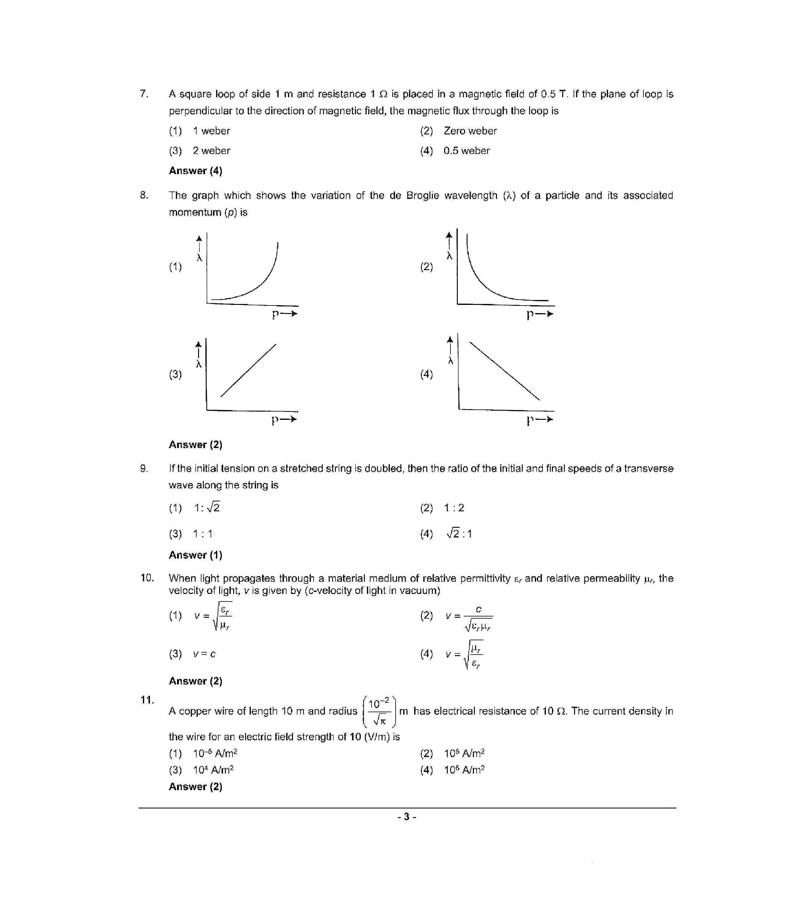 NEET 2022 Question Paper with Answer key (S2) - Page 3
