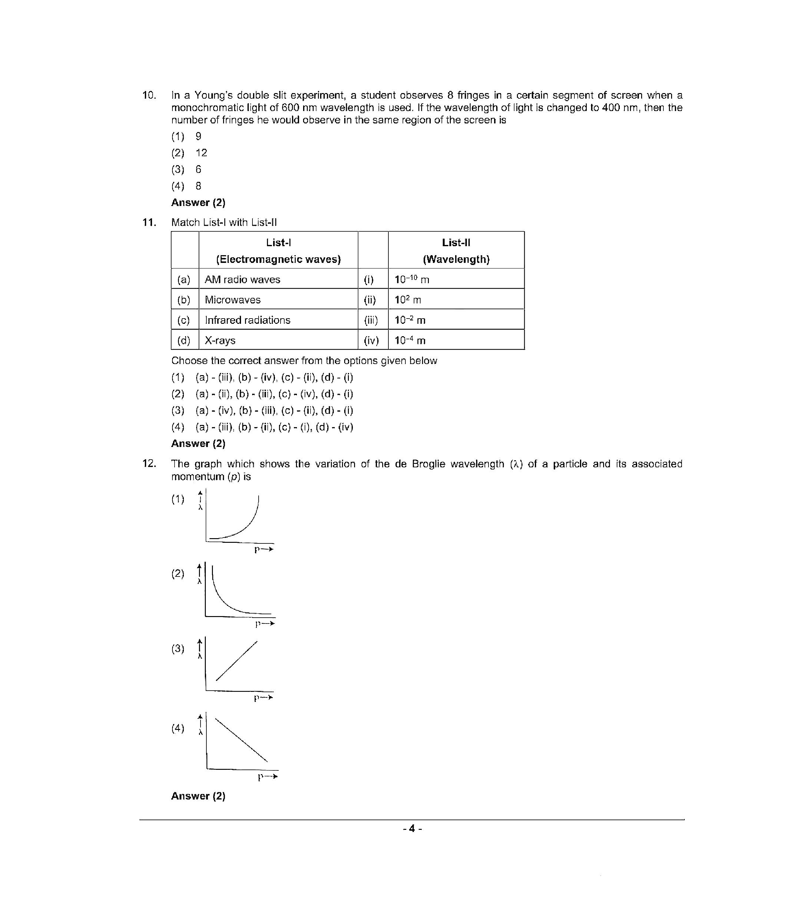 NEET 2022 Question Paper with Answer key (S5) - Page 4