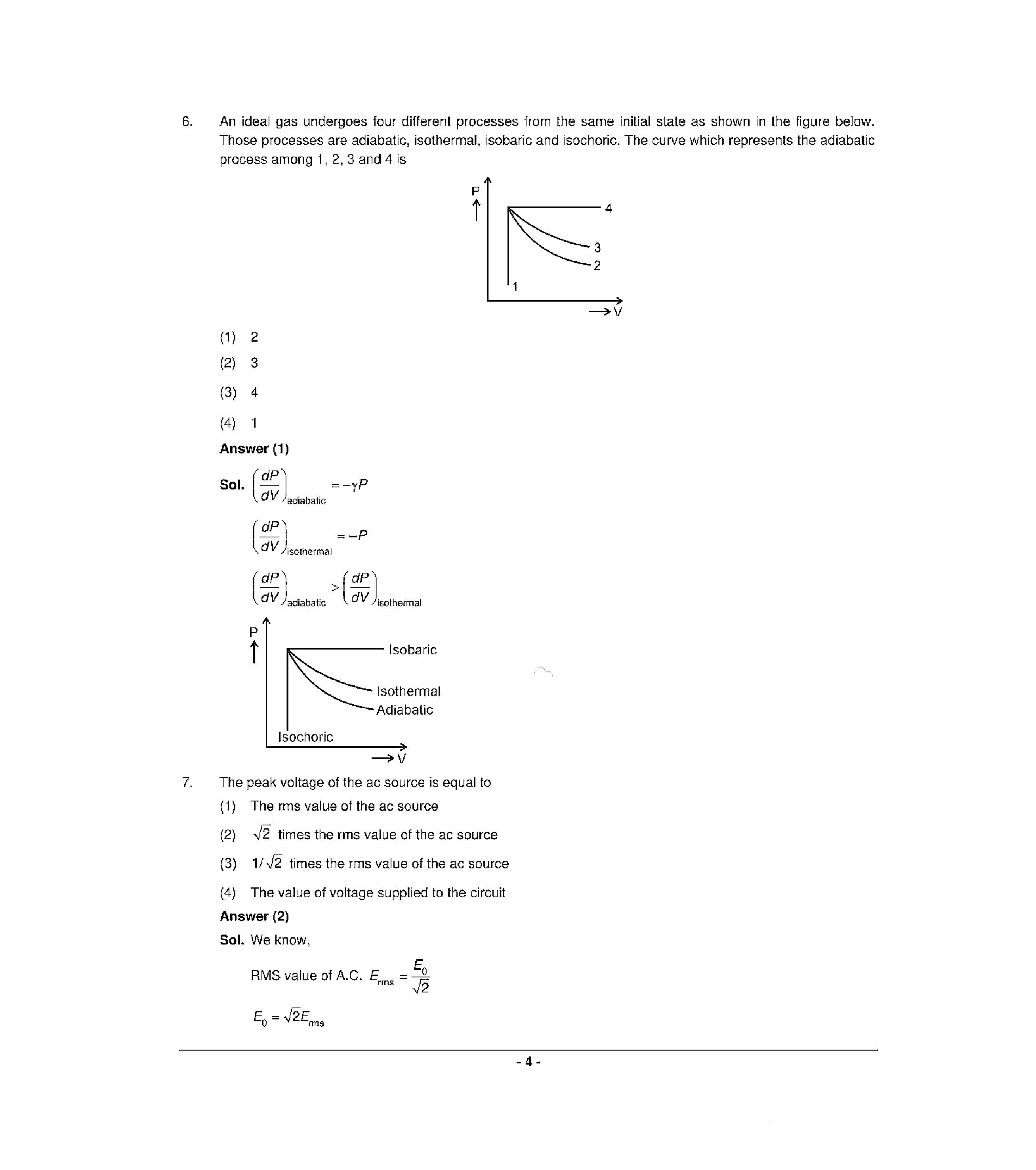 NEET 2022 Question Paper with Answer key (T1) - Page 4