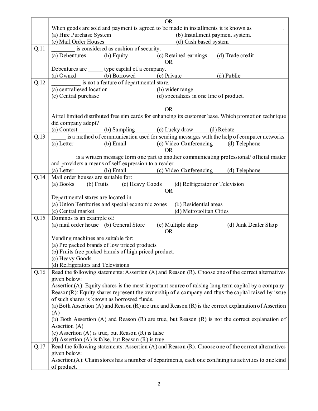 CBSE Class 10 Elements Business Sample Question Paper 2023 - Page 3