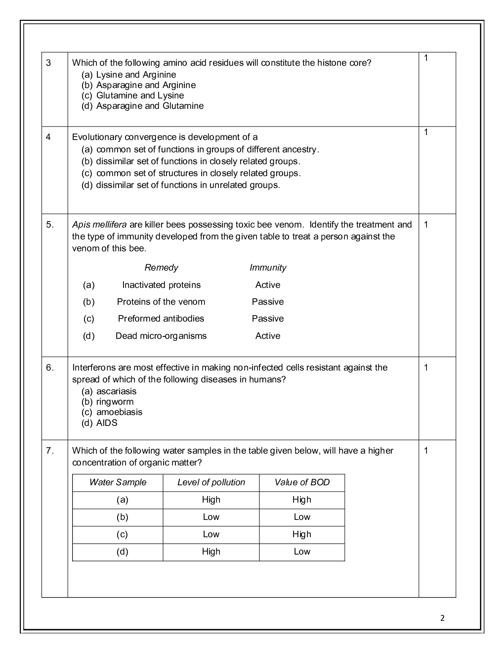 CBSE Class 12 Biology Sample Question Paper 2023 - Page 3