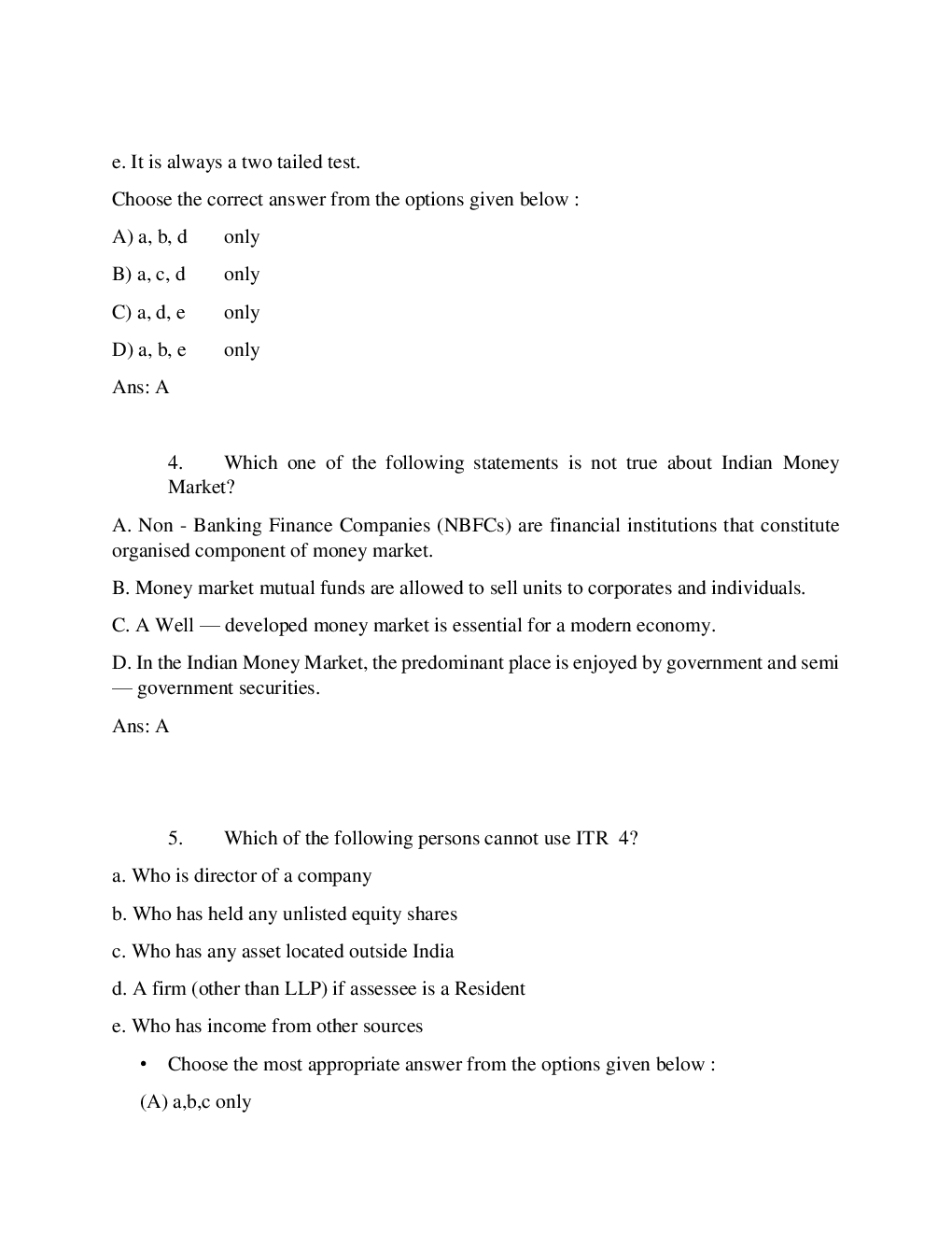 UGC NET Commerce Previous Year Question Paper With Answer Key 2020 - Page 3