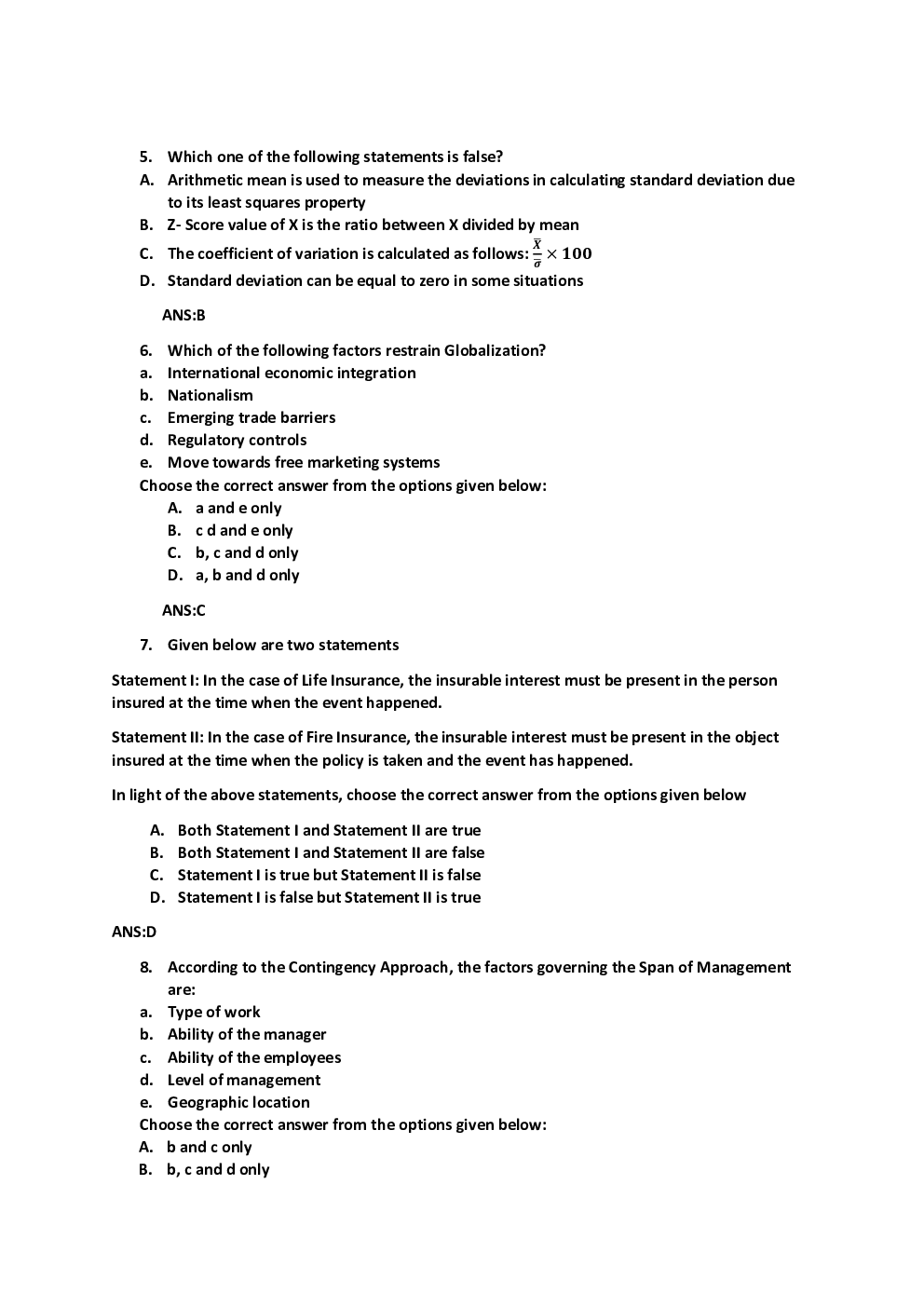 UGC NET Commerce Previous Year Question Paper With Answer Key 2021 - Page 3