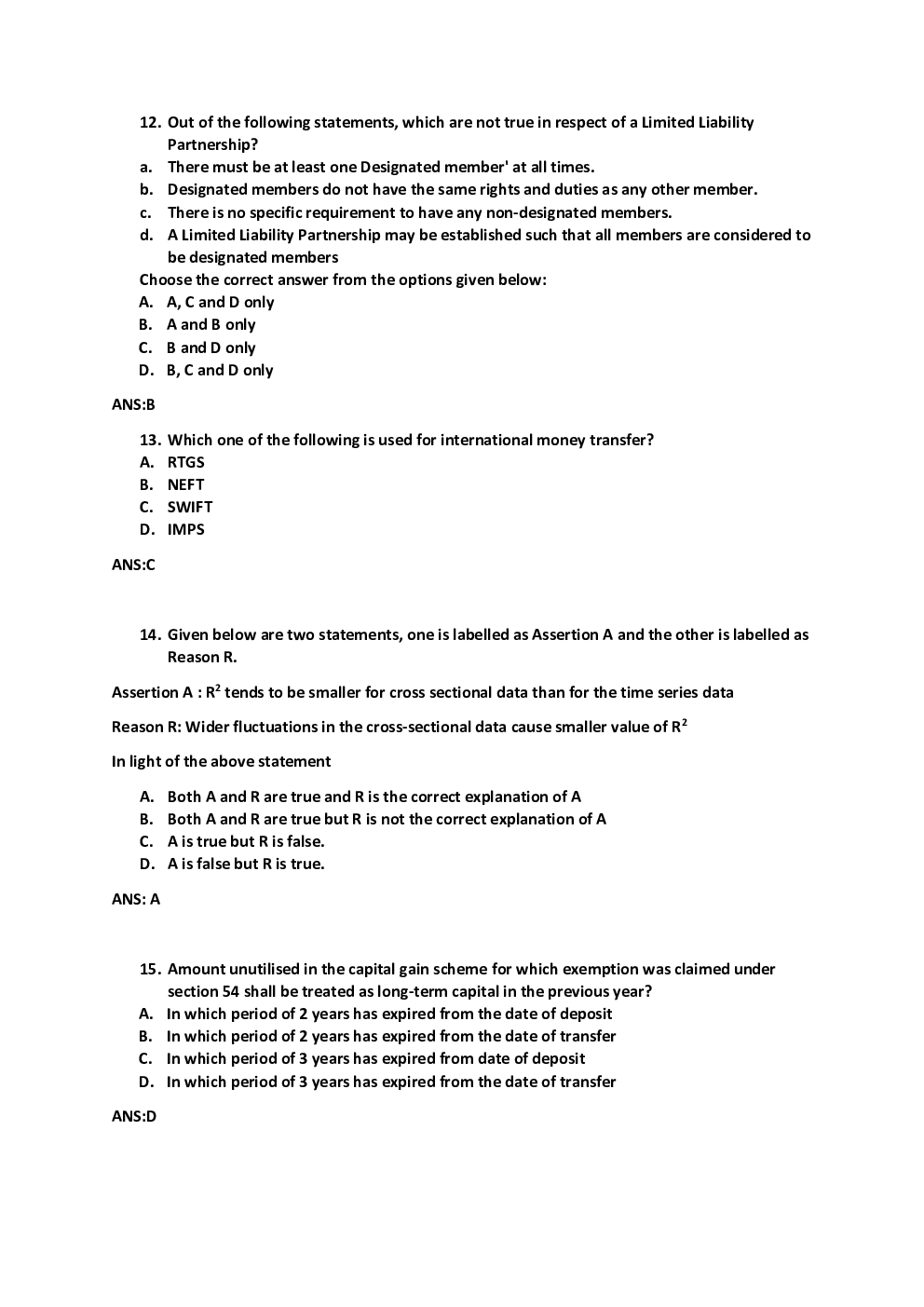 UGC NET Commerce Previous Year Question Paper With Answer Key 2021 - Page 5