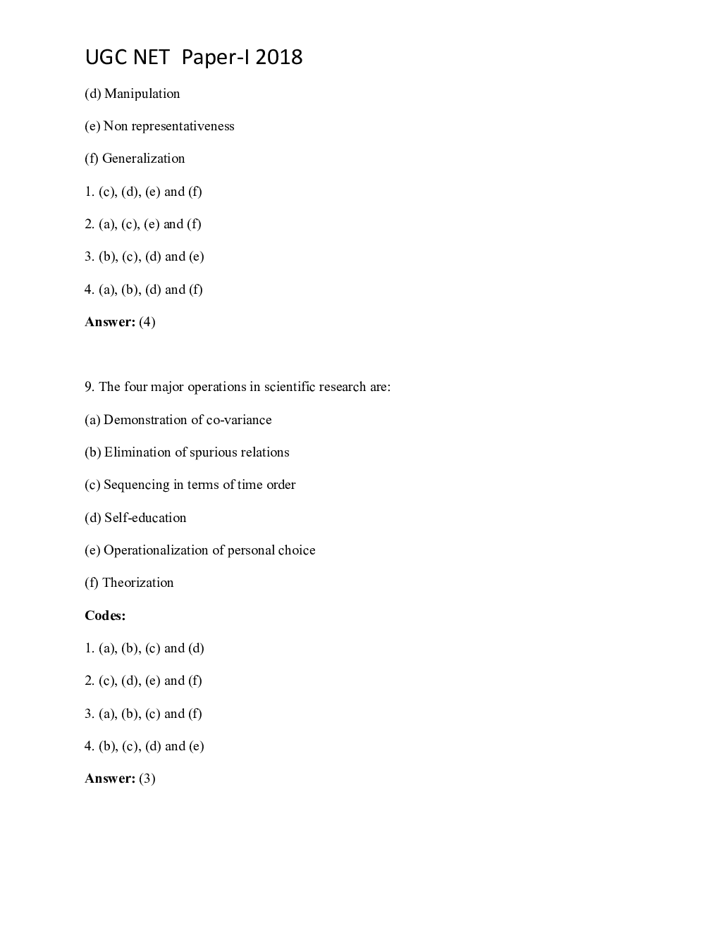 UGC NET Previous Year Question Paper With Answer Key Paper-I 2018 - Page 5