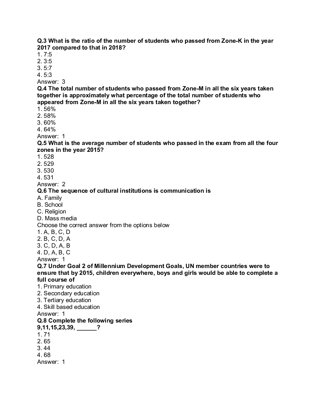 UGC NET Previous Year Question Paper With Answer Key Paper-I 2020 - Page 3