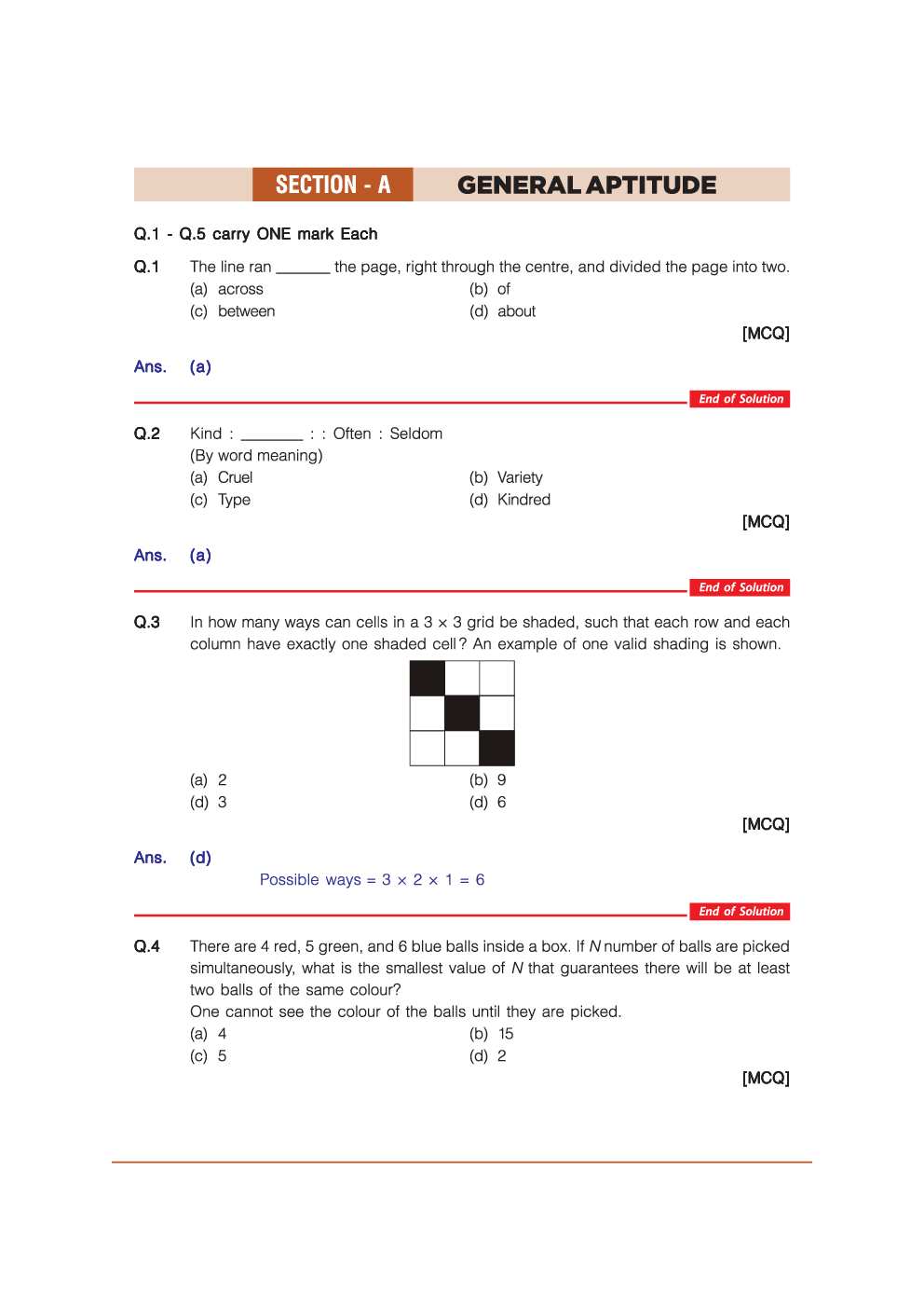 GATE Previous Year Solved Papers for Civil Engineering 2023 - Page 2