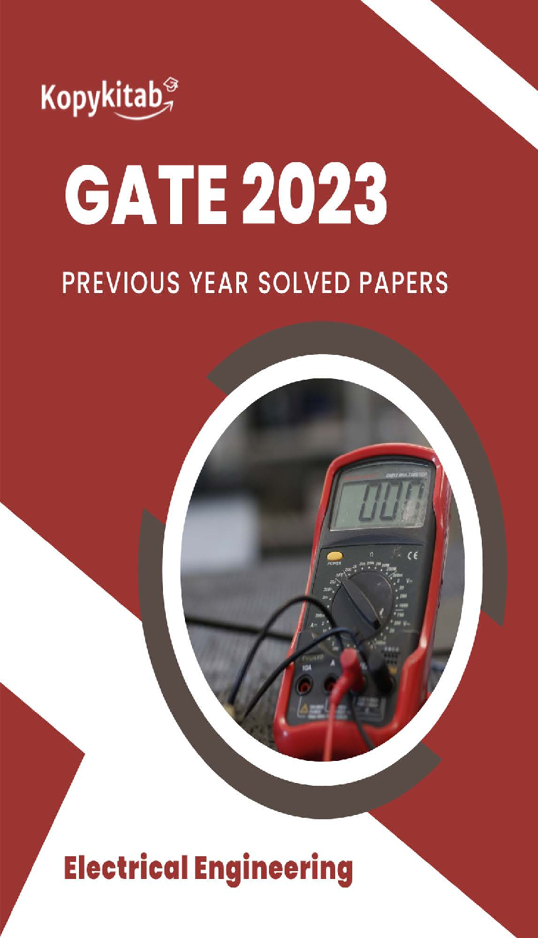 GATE  Previous Year Solved Papers for Electrical Engineering 2023 - Page 1