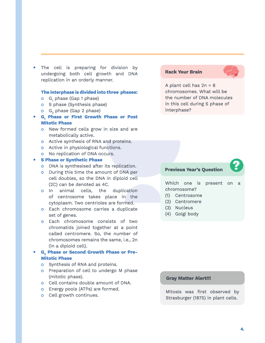 Study Notes for NEET Biology Cell Cycle And Cell Division 2023 - Page 5