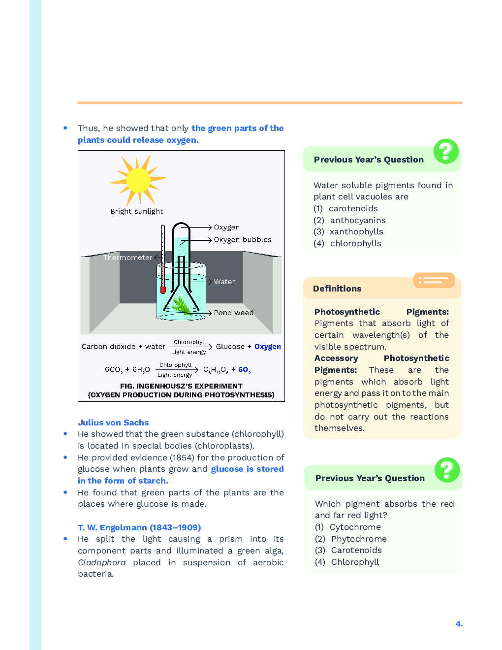 Study Notes for NEET Biology Photosynthesis In Higher Plants 2023 - Page 5